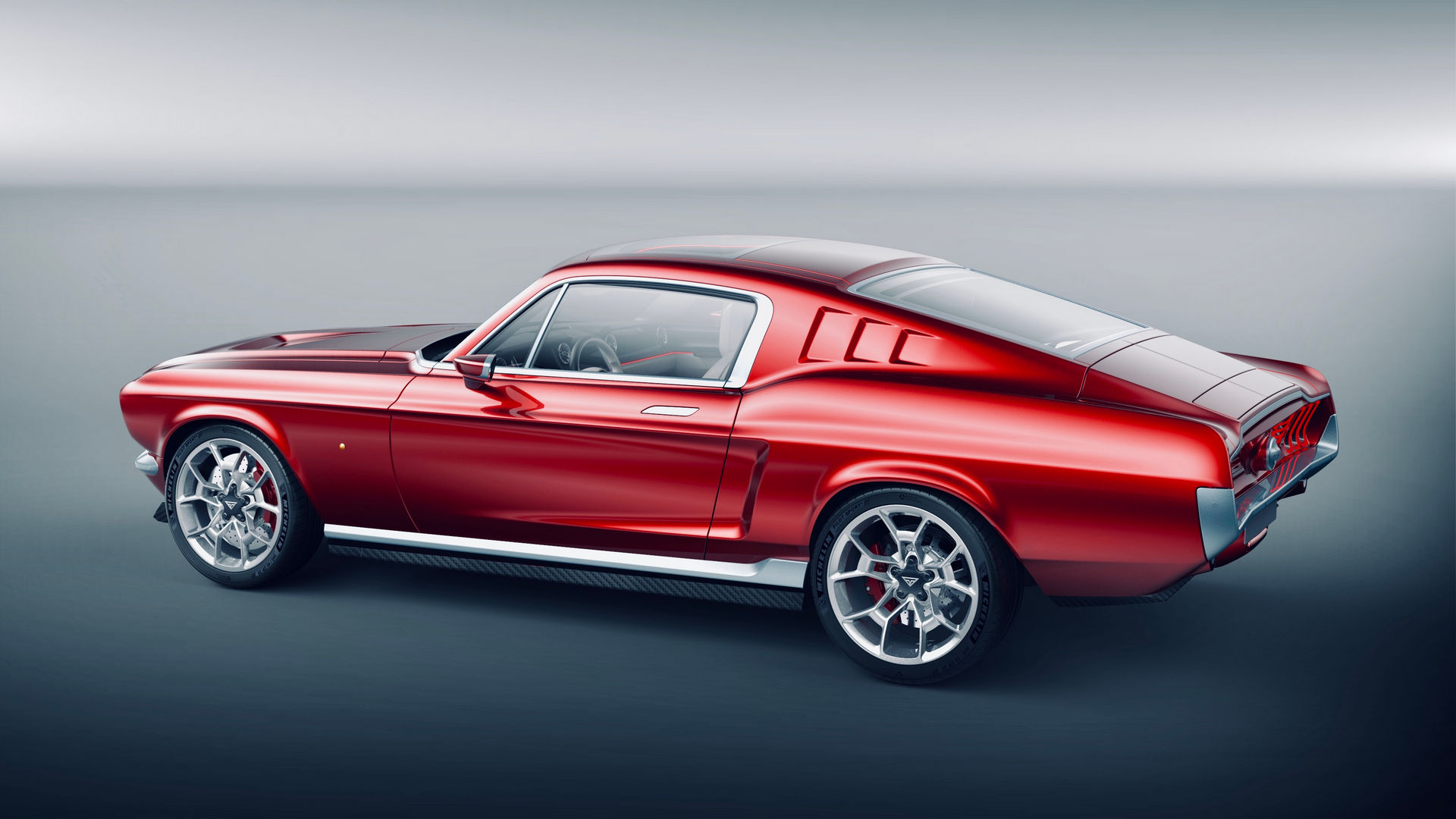 840 HP Aviar R67 Is A Tesla-Based Ford Mustang Electromod From Russia