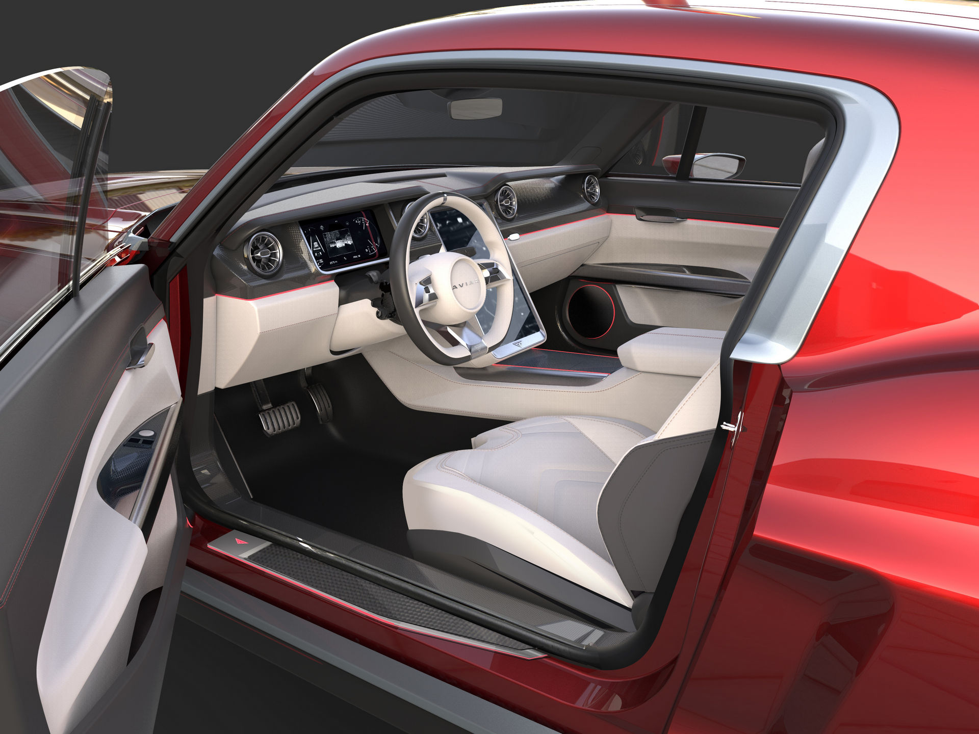 840 HP Aviar R67 Is A Tesla-Based Ford Mustang Electromod From Russia