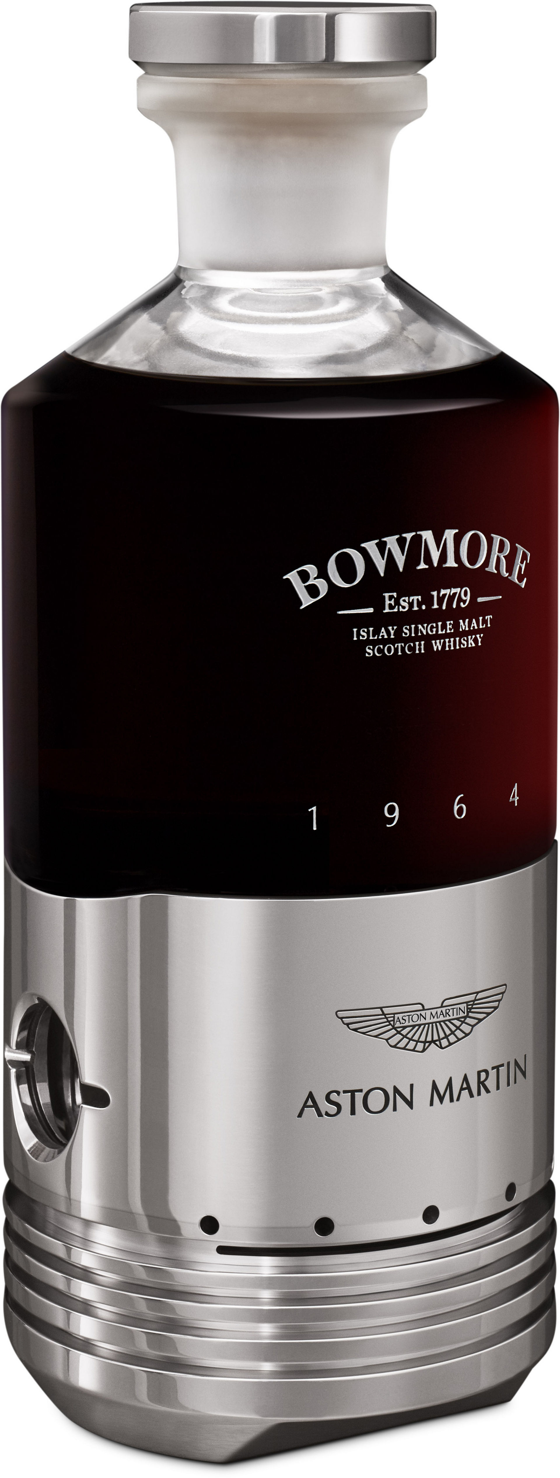 Neither Shaken Nor Stirred: Aston Martin And Bowmore Create Special Whisky With DB5 Pistons