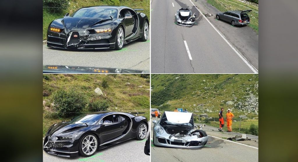 Bugatti Chiron Porsche 911 In Switzerland | Carscoops