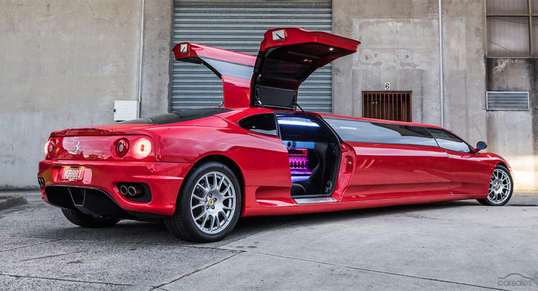 Someone In Australia Is Selling A Ferrari 360 Modena Limo ...