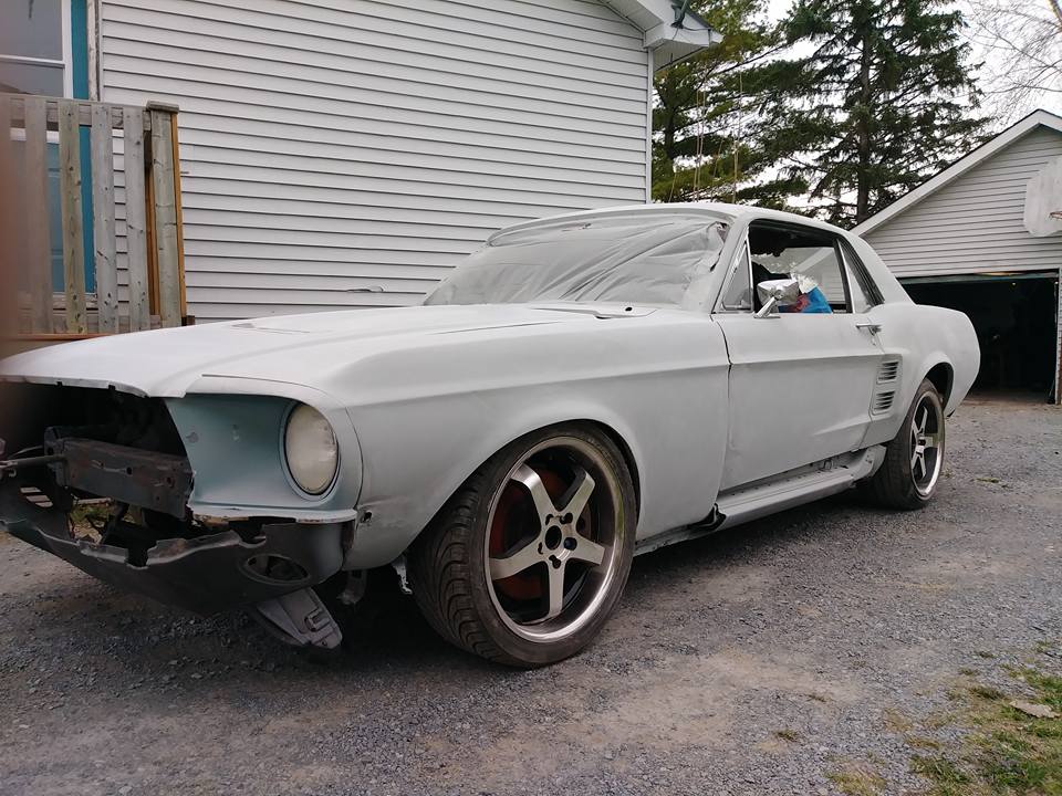 Someone Dropped A 1967 Ford Mustang Body On A Mazda RX-8
