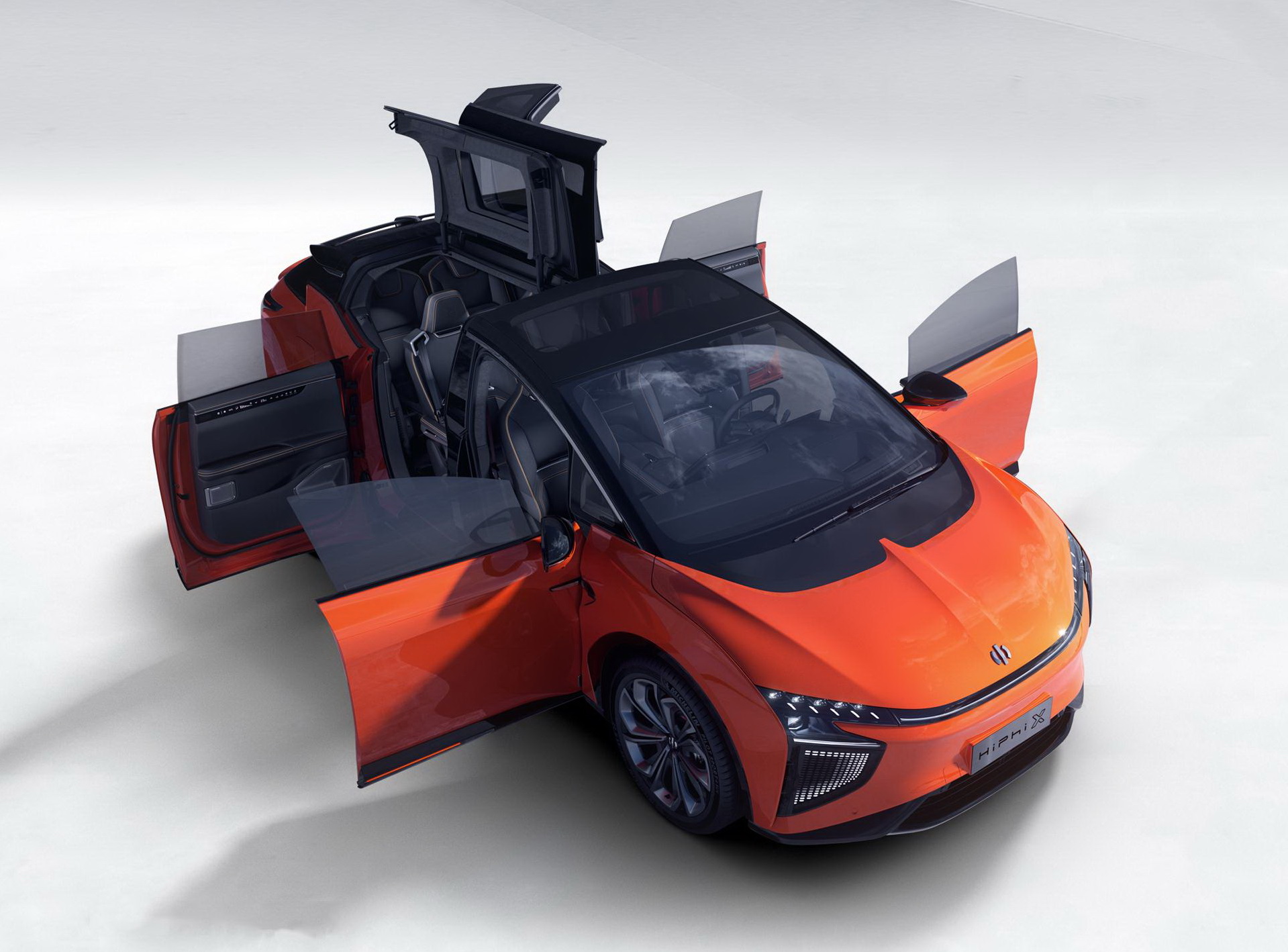 Human Horizons HiPhi X 6-Seater Electric SUV Makes The Tesla Model X’s Falcon Doors Look Normal