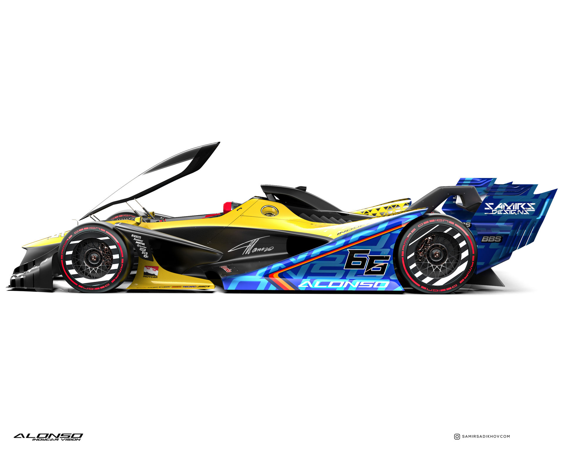 Futuristic IndyCar Concept Looks Drastically Different From Today’s Racers