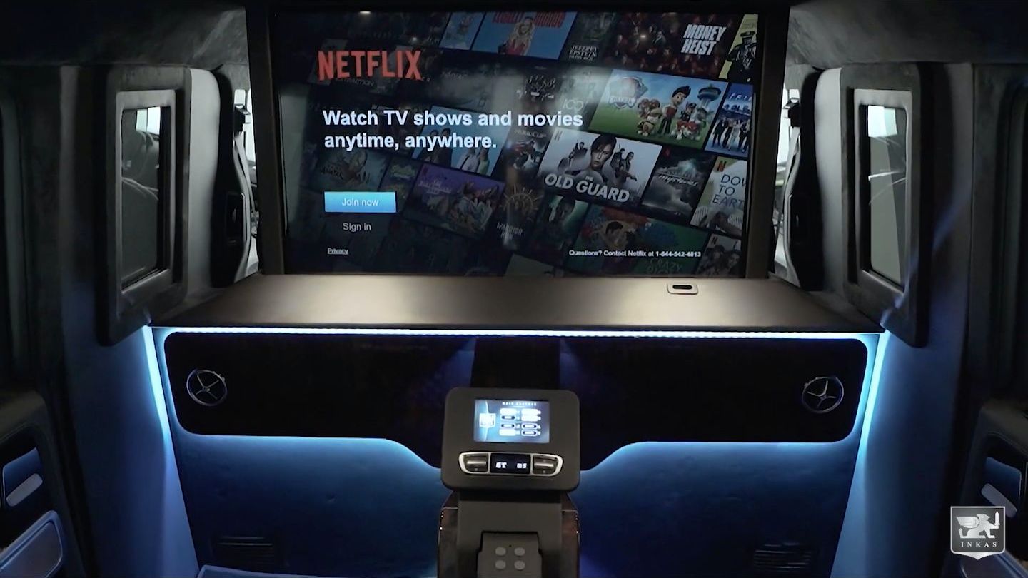 Mercedes-AMG G63 VIP Limo By Inkas Armored Is Extra Long, Extra Strong