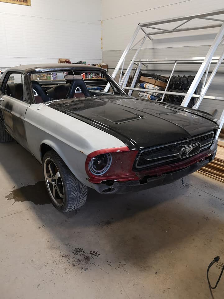 Someone Dropped A 1967 Ford Mustang Body On A Mazda RX-8