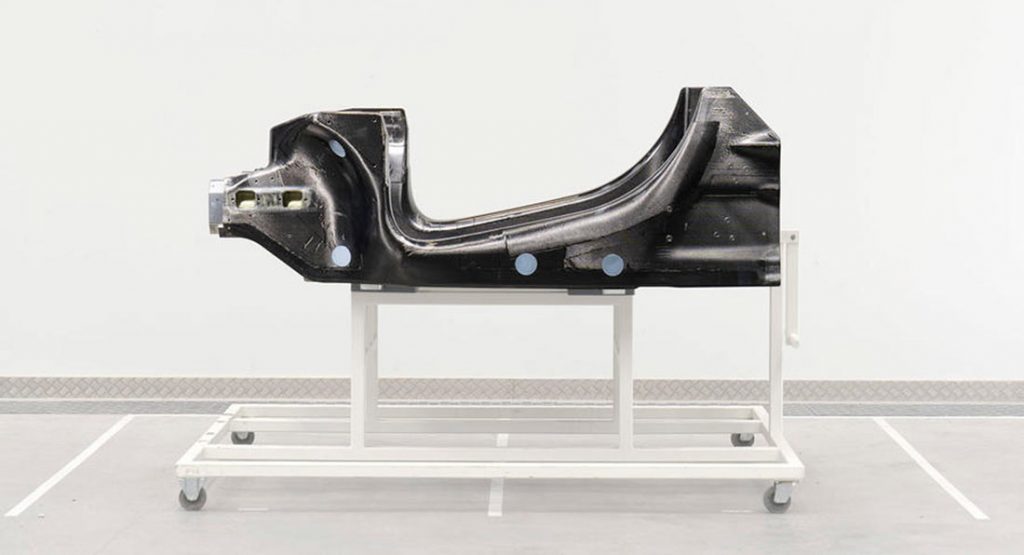  McLaren Unveils Carbon Fiber Tub For Its Electrified Models