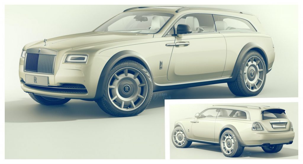  Wraith-Based Rolls-Royce Shooting Brake Render Is A “High-Sided Vehicle” We Can Get Behind
