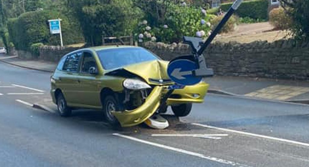  Tired Of Climbing Waterspouts, This Itsy Bitsy Spider Caused A Crash