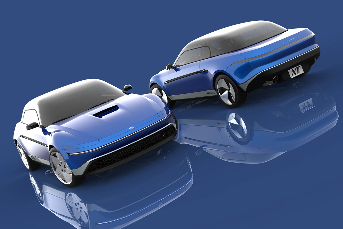 Modern Day 2023 Subaru Alcyone / XT Envisioned As A BRZ-Based Coupe