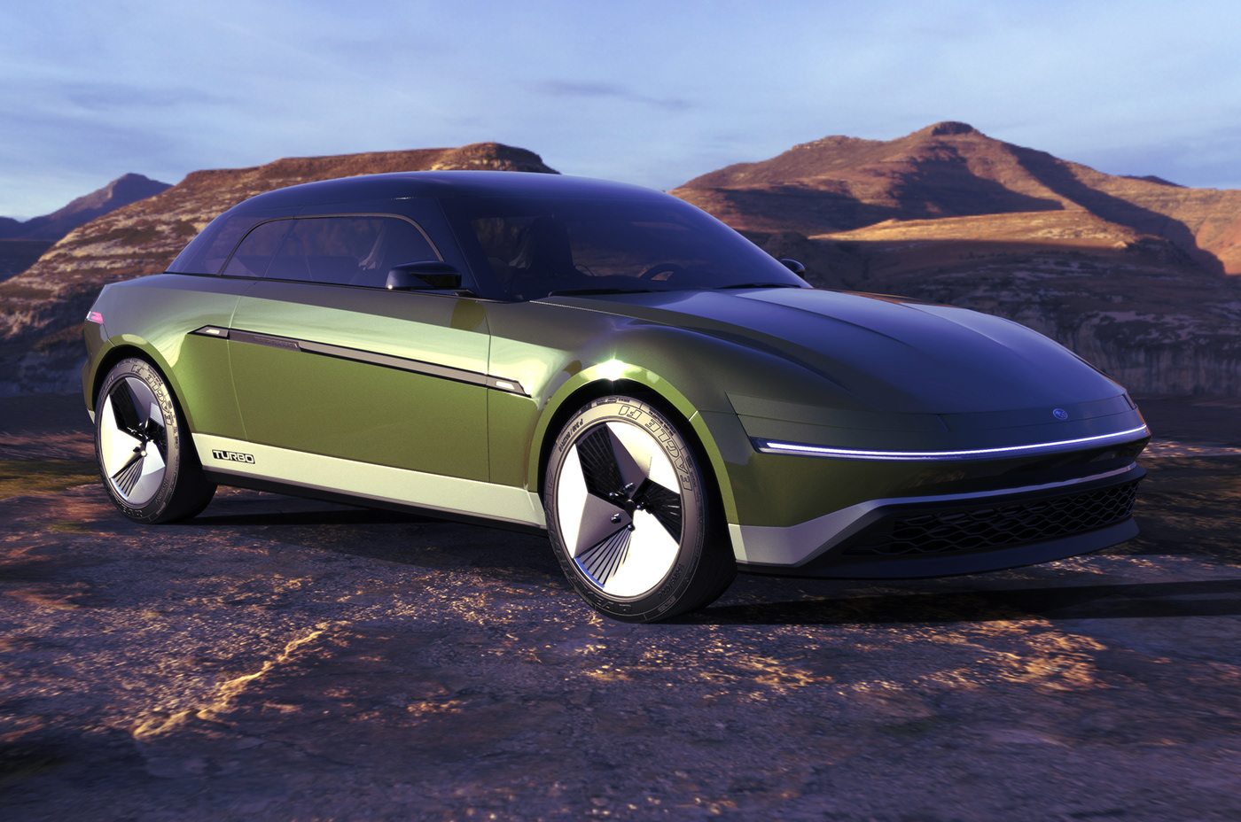 Modern Day 2023 Subaru Alcyone / XT Envisioned As A BRZ-Based Coupe