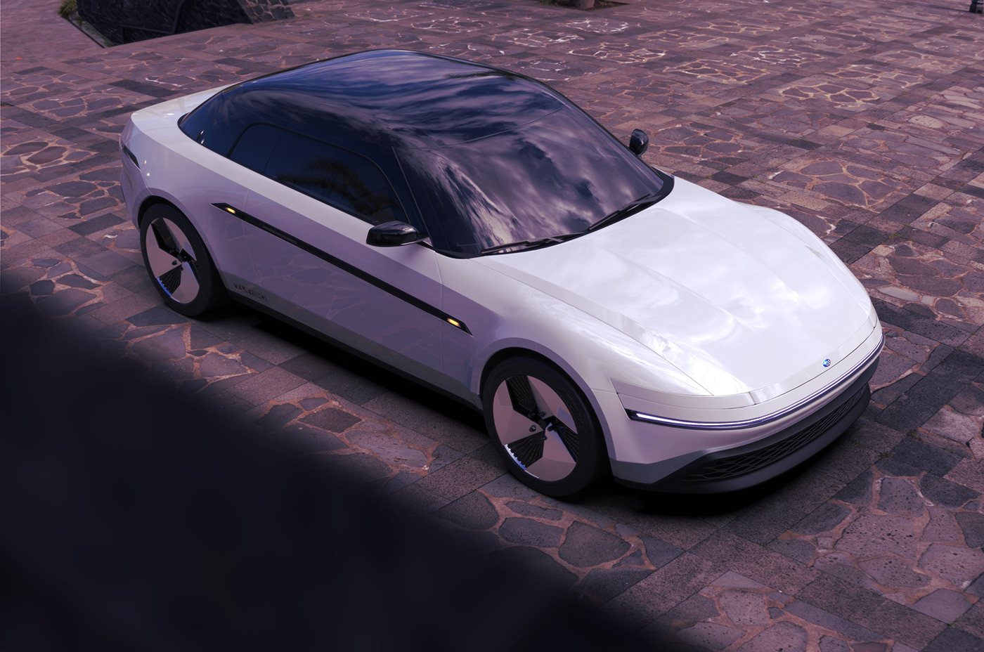 Modern Day 2023 Subaru Alcyone / XT Envisioned As A BRZ-Based Coupe