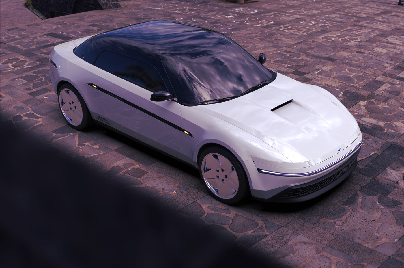 Modern Day 2023 Subaru Alcyone / XT Envisioned As A BRZ-Based Coupe