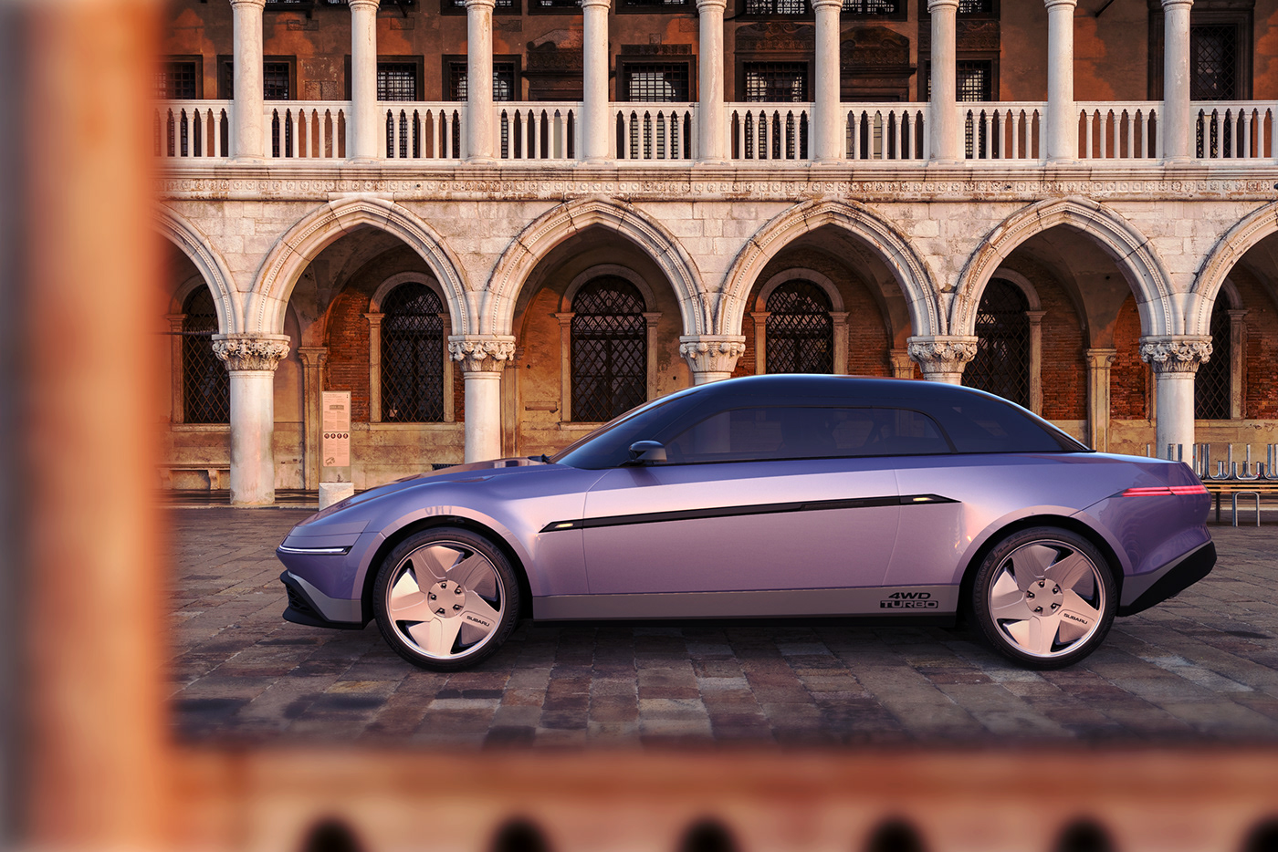 Modern Day 2023 Subaru Alcyone / XT Envisioned As A BRZ-Based Coupe