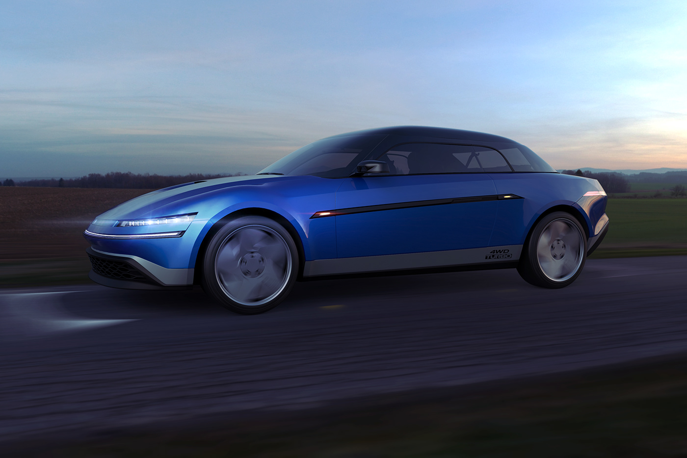 Modern Day 2023 Subaru Alcyone / XT Envisioned As A BRZ-Based Coupe