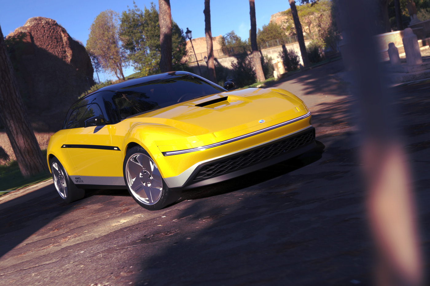 Modern Day 2023 Subaru Alcyone / XT Envisioned As A BRZ-Based Coupe