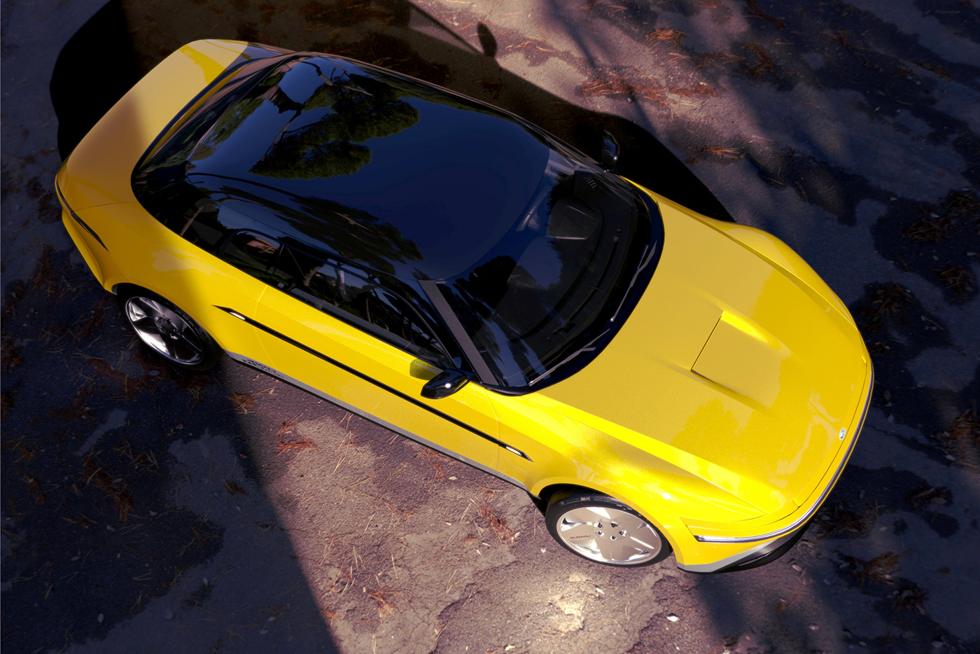 Modern Day 2023 Subaru Alcyone / XT Envisioned As A BRZ-Based Coupe