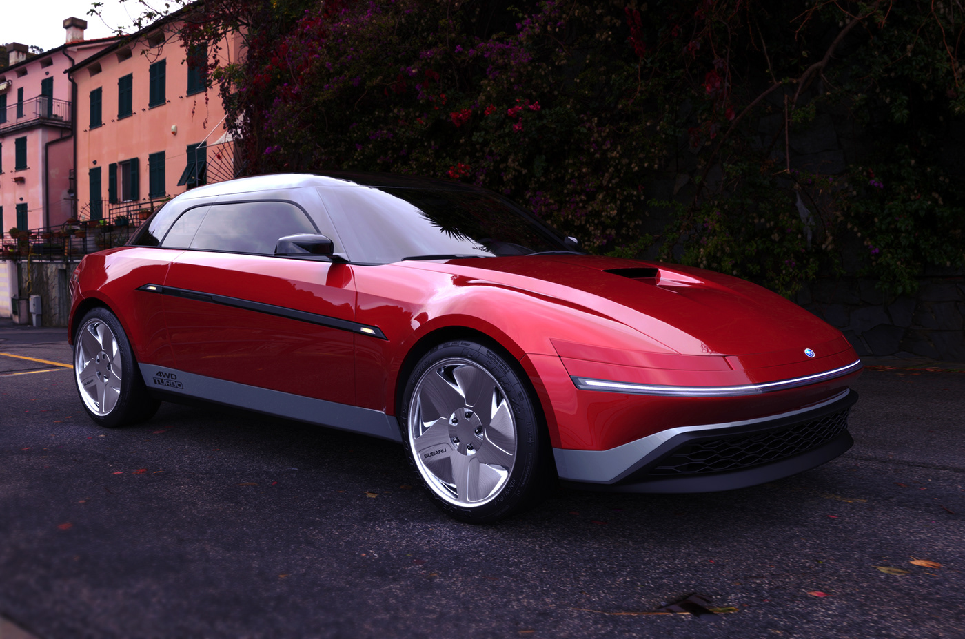 Modern Day 2023 Subaru Alcyone / XT Envisioned As A BRZ-Based Coupe