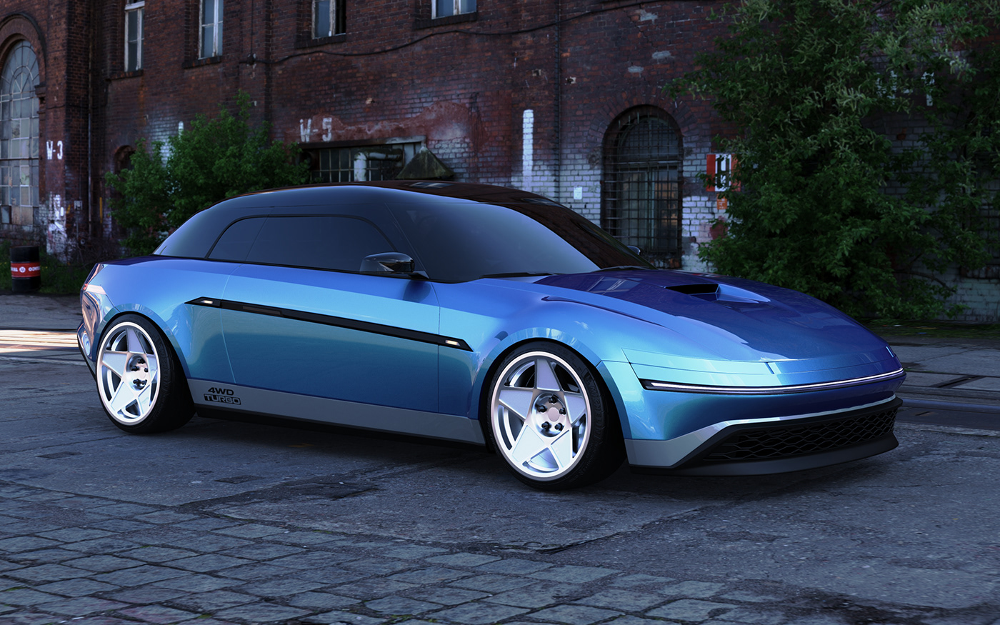 Modern Day 2023 Subaru Alcyone / XT Envisioned As A BRZ-Based Coupe