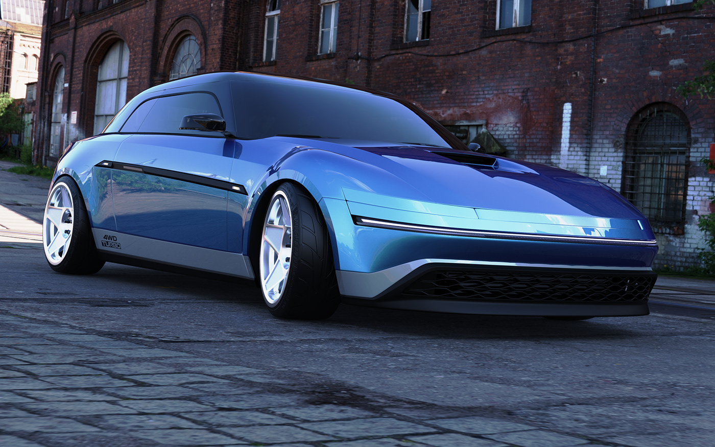 Modern Day 2023 Subaru Alcyone / XT Envisioned As A BRZ-Based Coupe