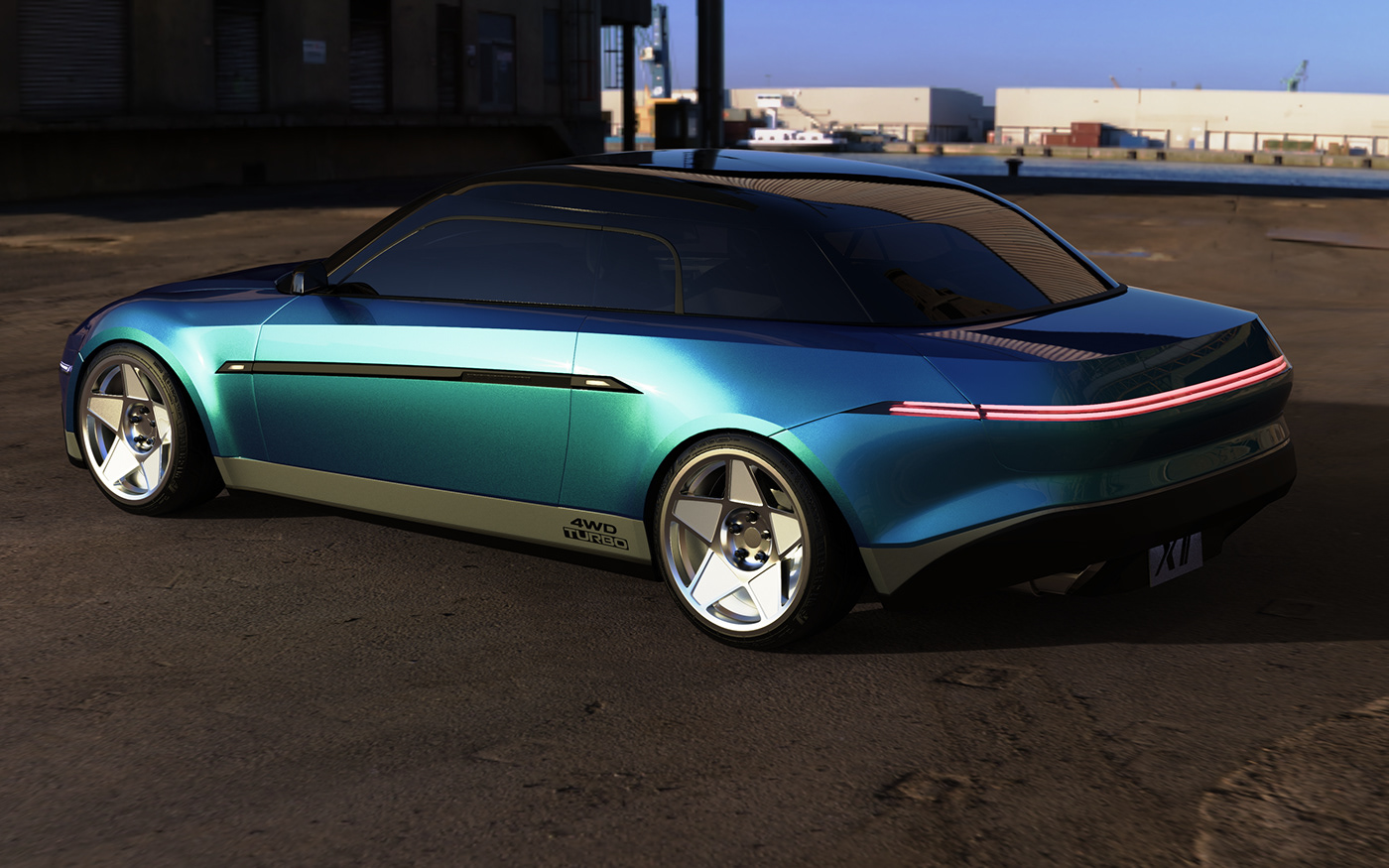 Modern Day 2023 Subaru Alcyone / XT Envisioned As A BRZ-Based Coupe