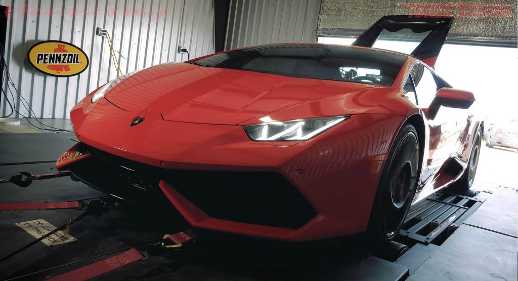  Hennessey’s Twin-Turbo Lamborghini Huracan Gets Strapped To The Dyno, See How Much Power It Puts Out