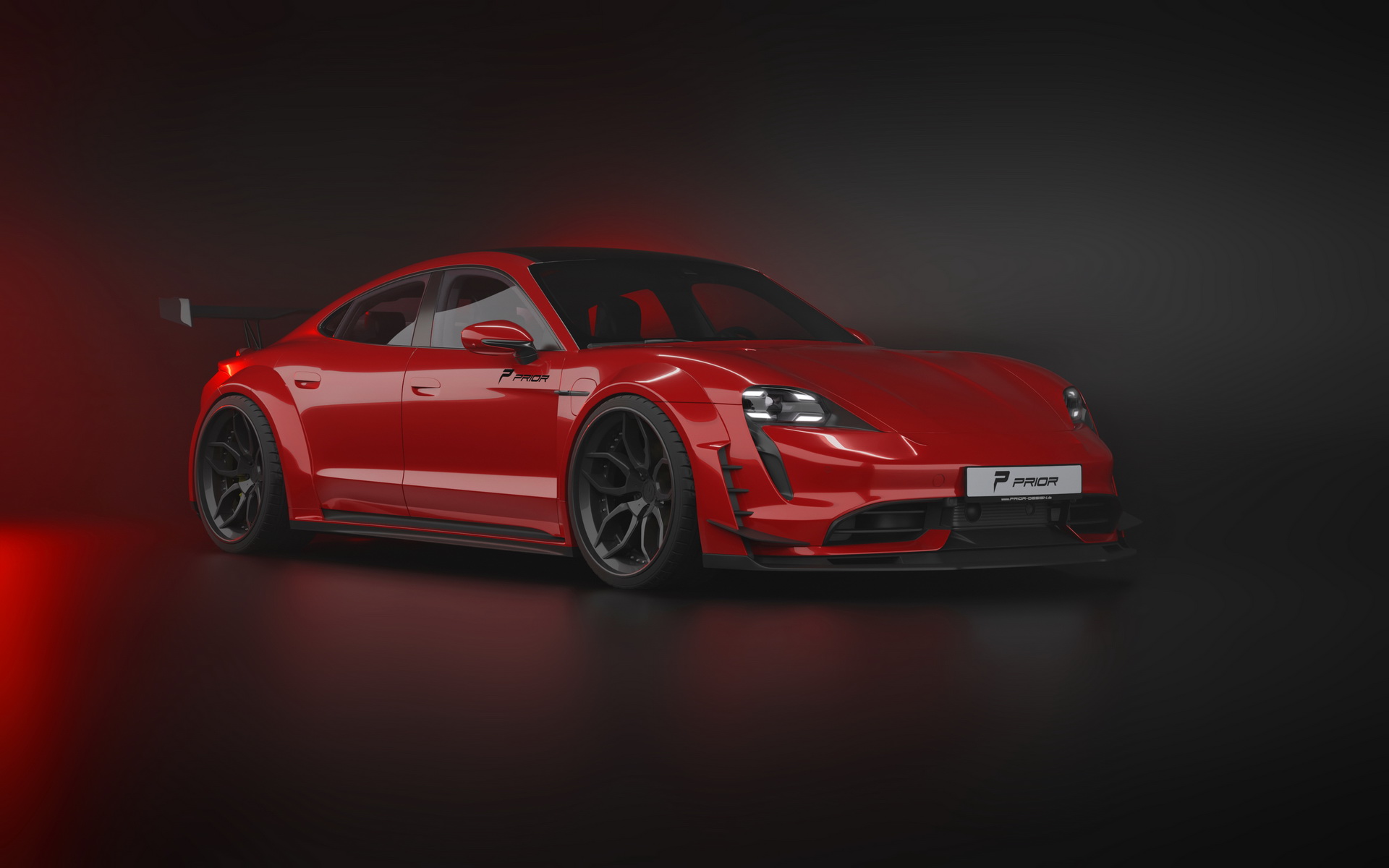 Prior Design Gives Porsche Taycan Turbo S Wings And Wide Hips