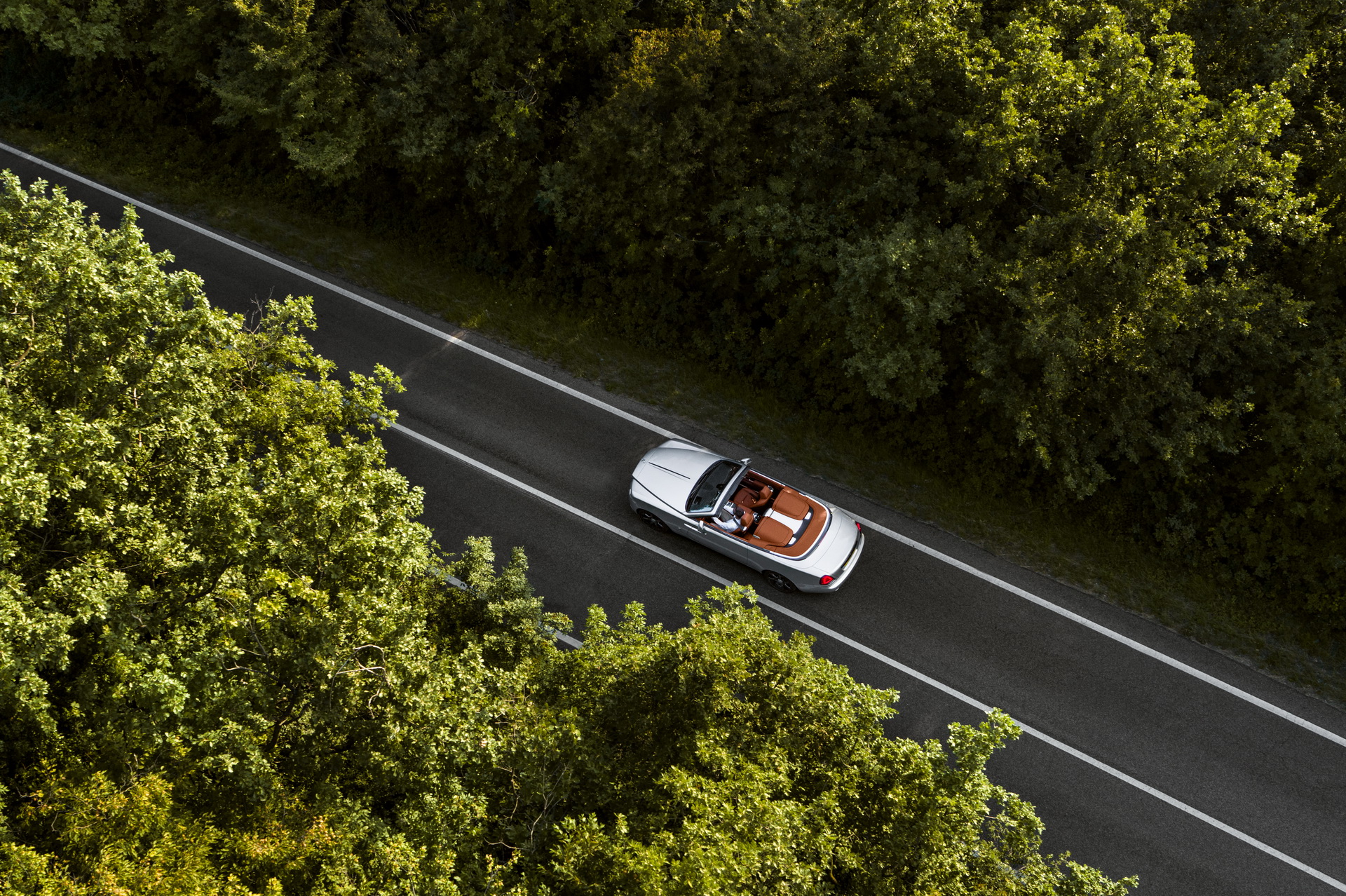 New Rolls-Royce Dawn Silver Bullet Shows Itself On The Open Road