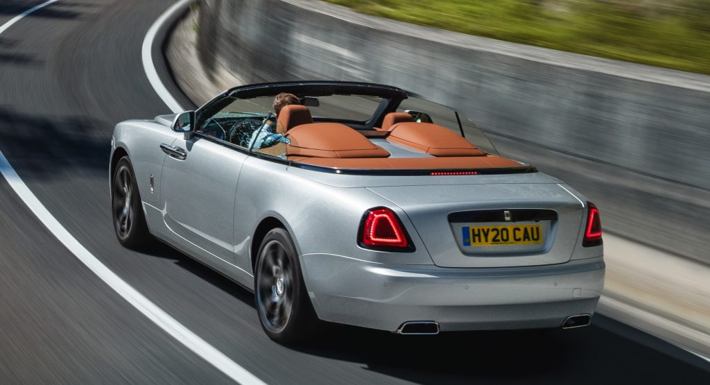  New Rolls-Royce Dawn Silver Bullet Shows Itself On The Open Road