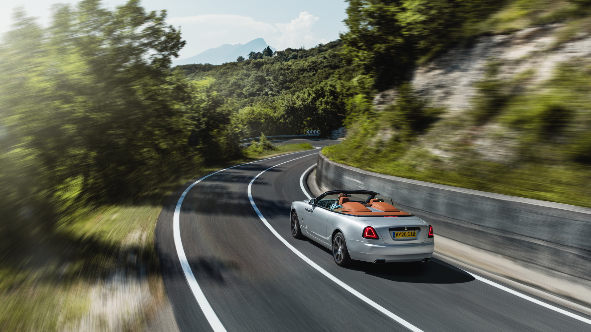 New Rolls-Royce Dawn Silver Bullet Shows Itself On The Open Road