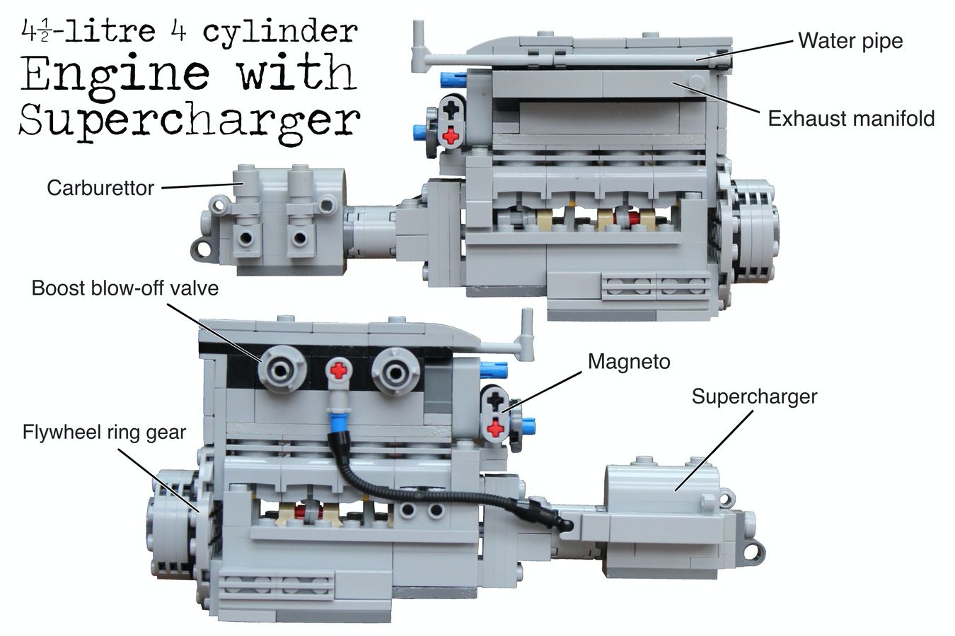 1927 Bentley 4½ Litre ‘Blower’ Will Blow Your Lego-Obsessed Mind