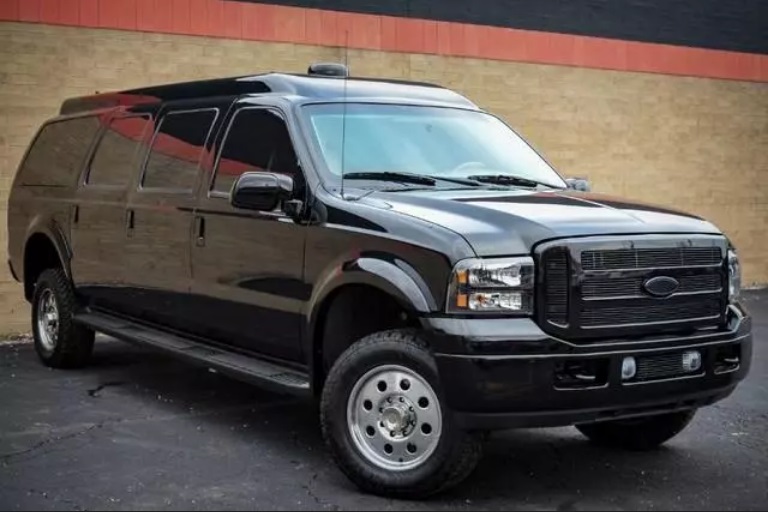 For $84,000, You Can Have The King Of Jordan’s Armored Ford Excursion Limo That Originally Cost $620,000