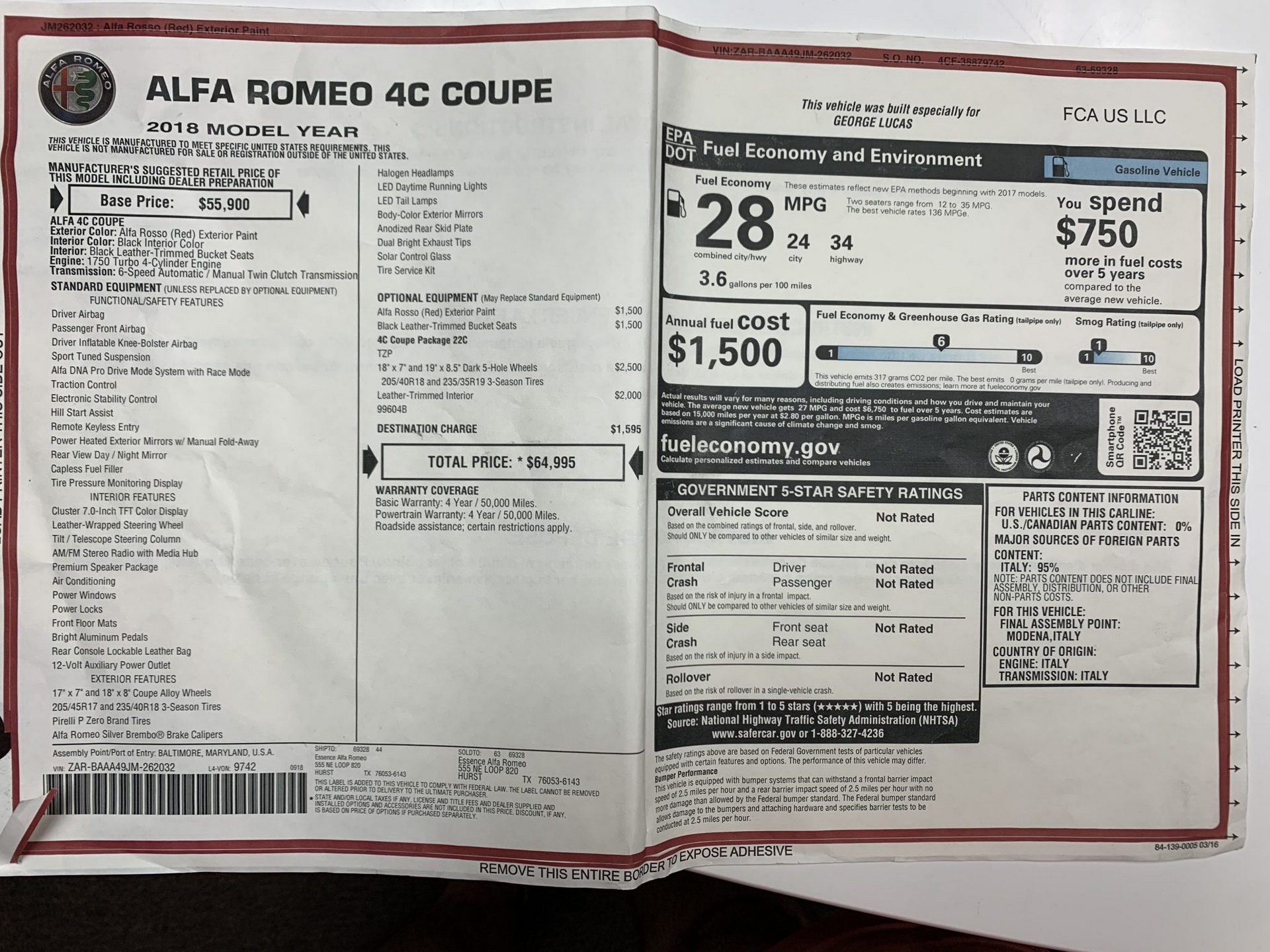 You Only Have A Few Days Left To Bid For This Immaculate Alfa Romeo 4C