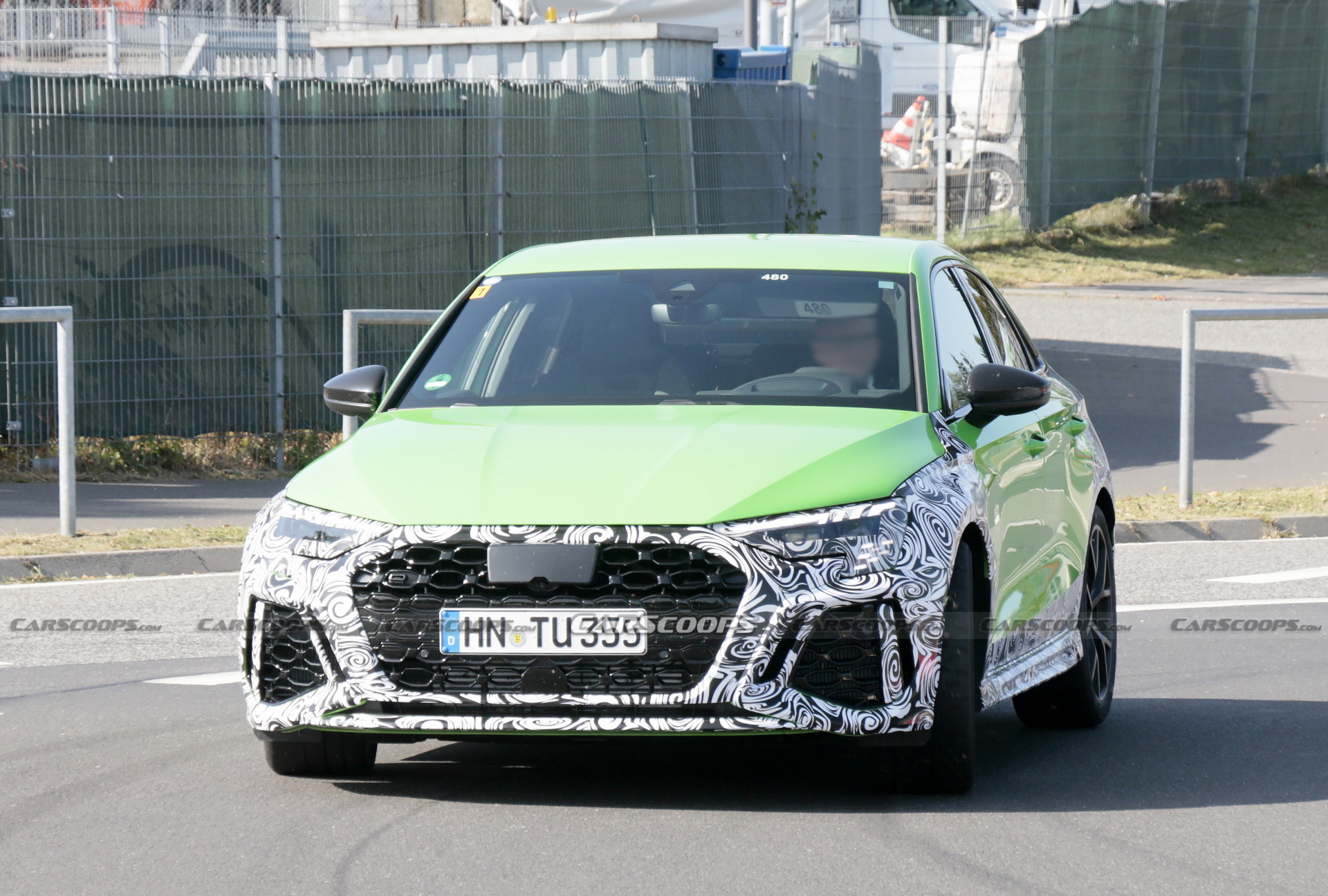 The 2021 Audi RS3 Sedan Shows More Skin, Looks Tasty In Lambo-Green