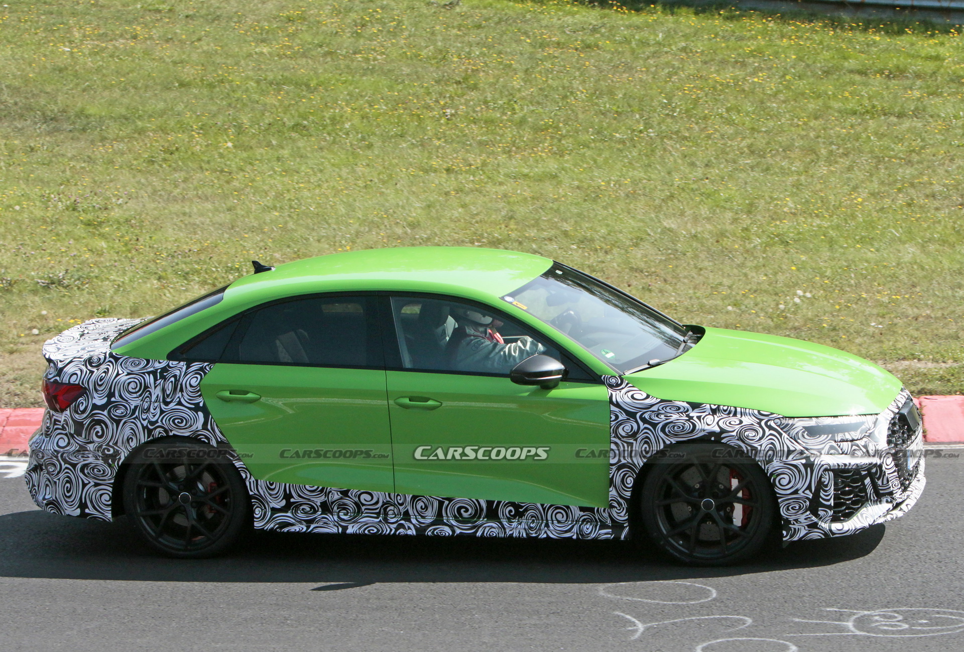 The 2021 Audi RS3 Sedan Shows More Skin, Looks Tasty In Lambo-Green
