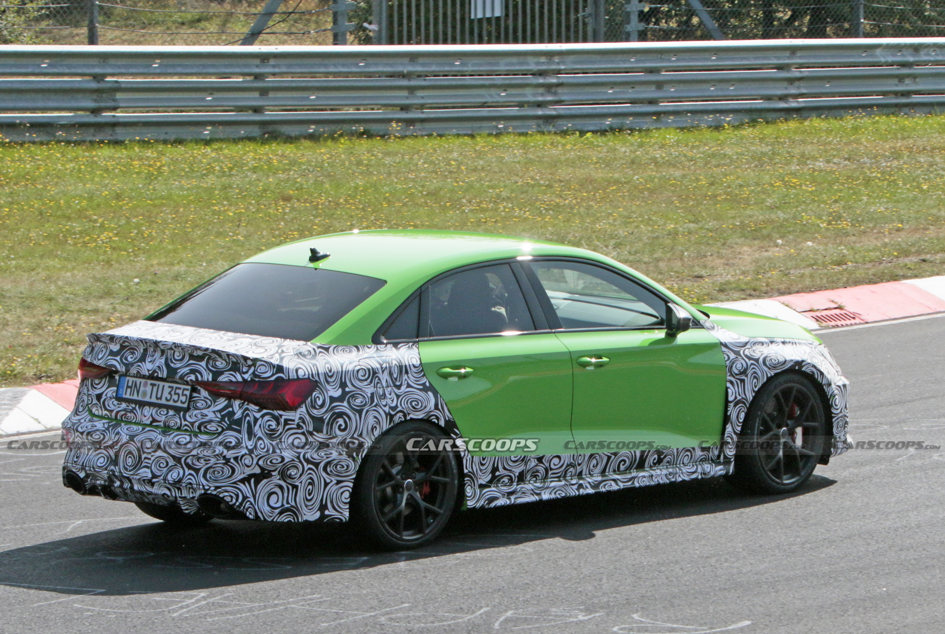 The 2021 Audi RS3 Sedan Shows More Skin, Looks Tasty In Lambo-Green