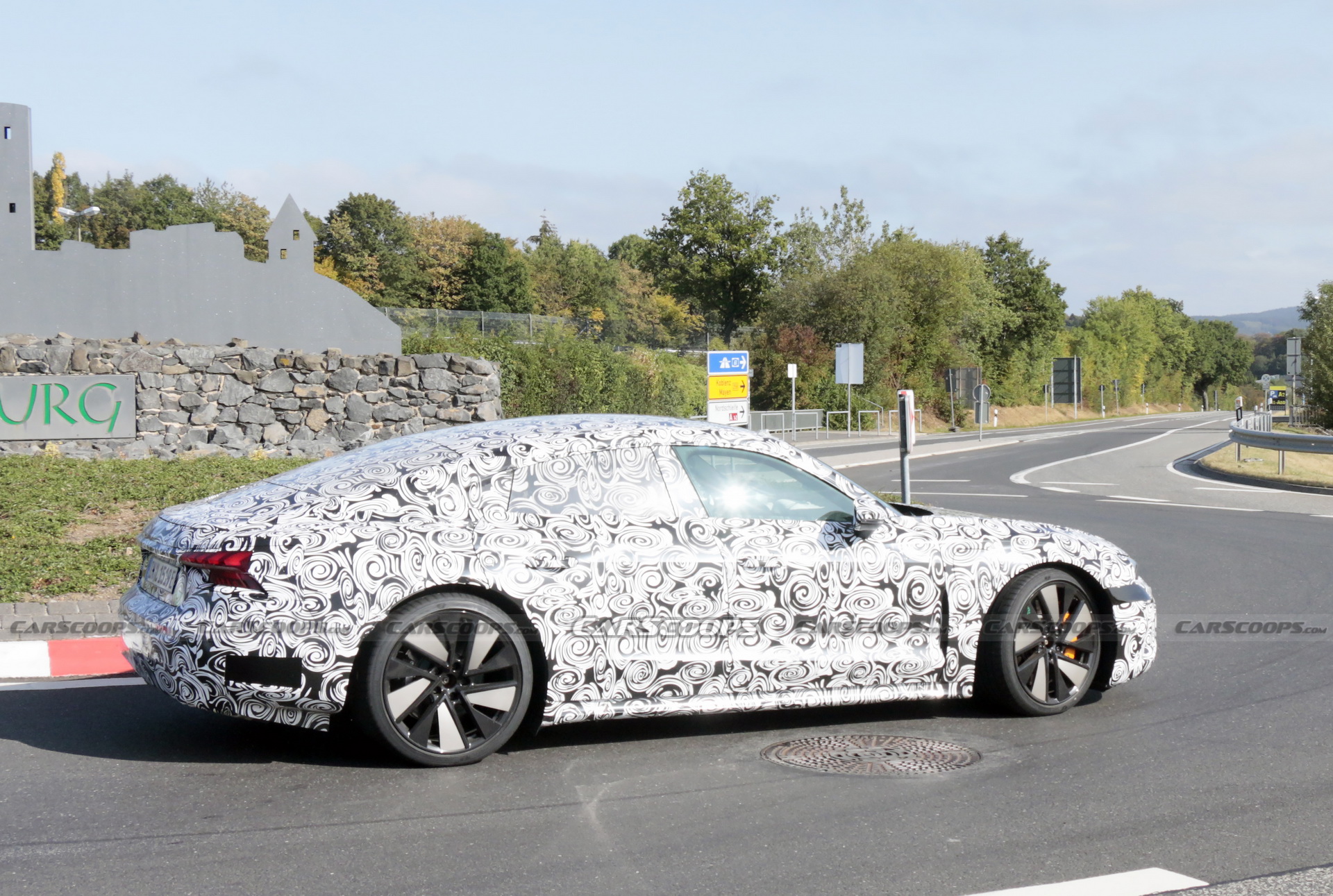 Audi E-Tron GT Electric Sedan Looks Focused On The Nürburgring