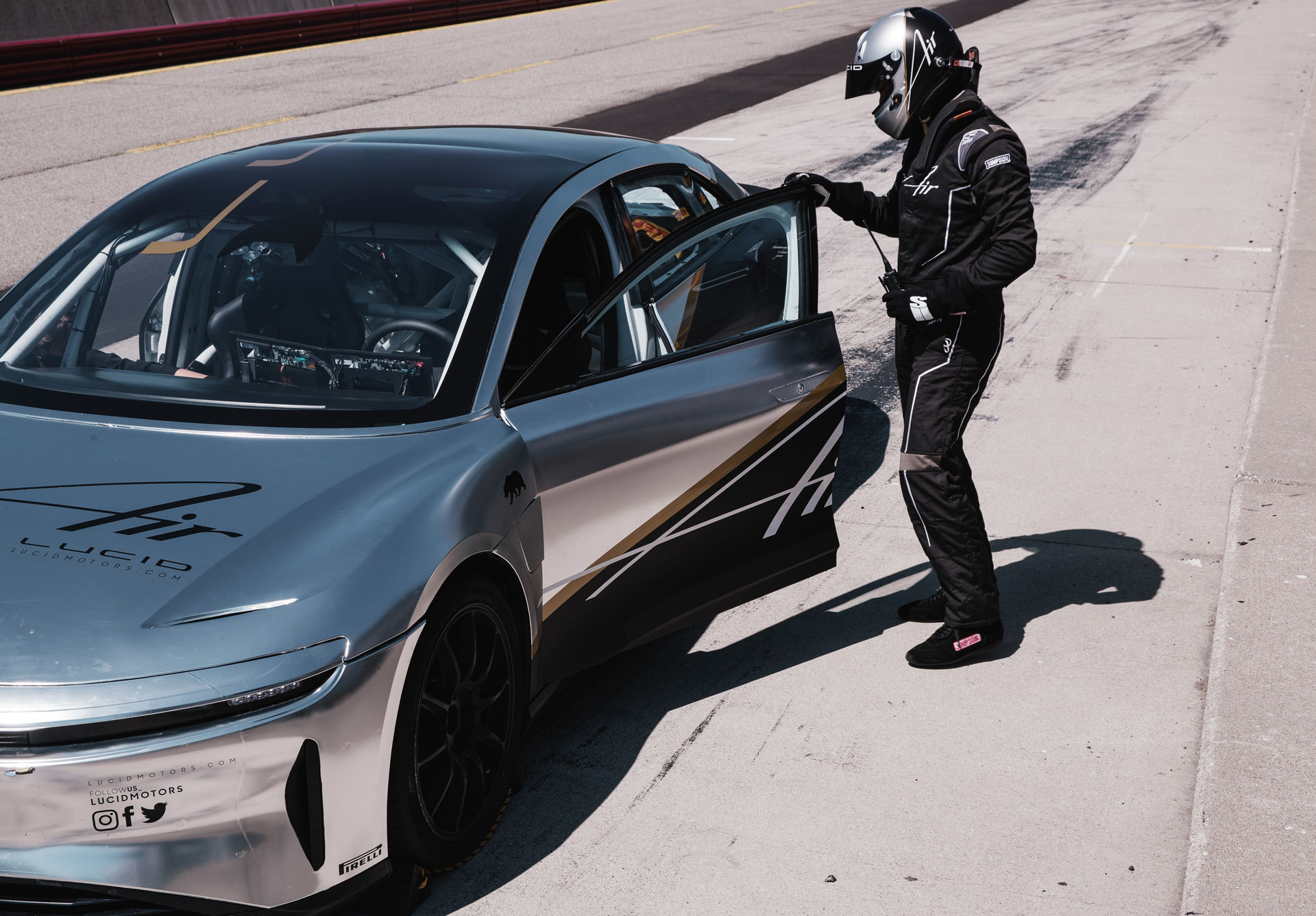 Lucid Is Testing A Tri-Motor Air Prototype That Can Run A 9.3-Second Quarter-Mile