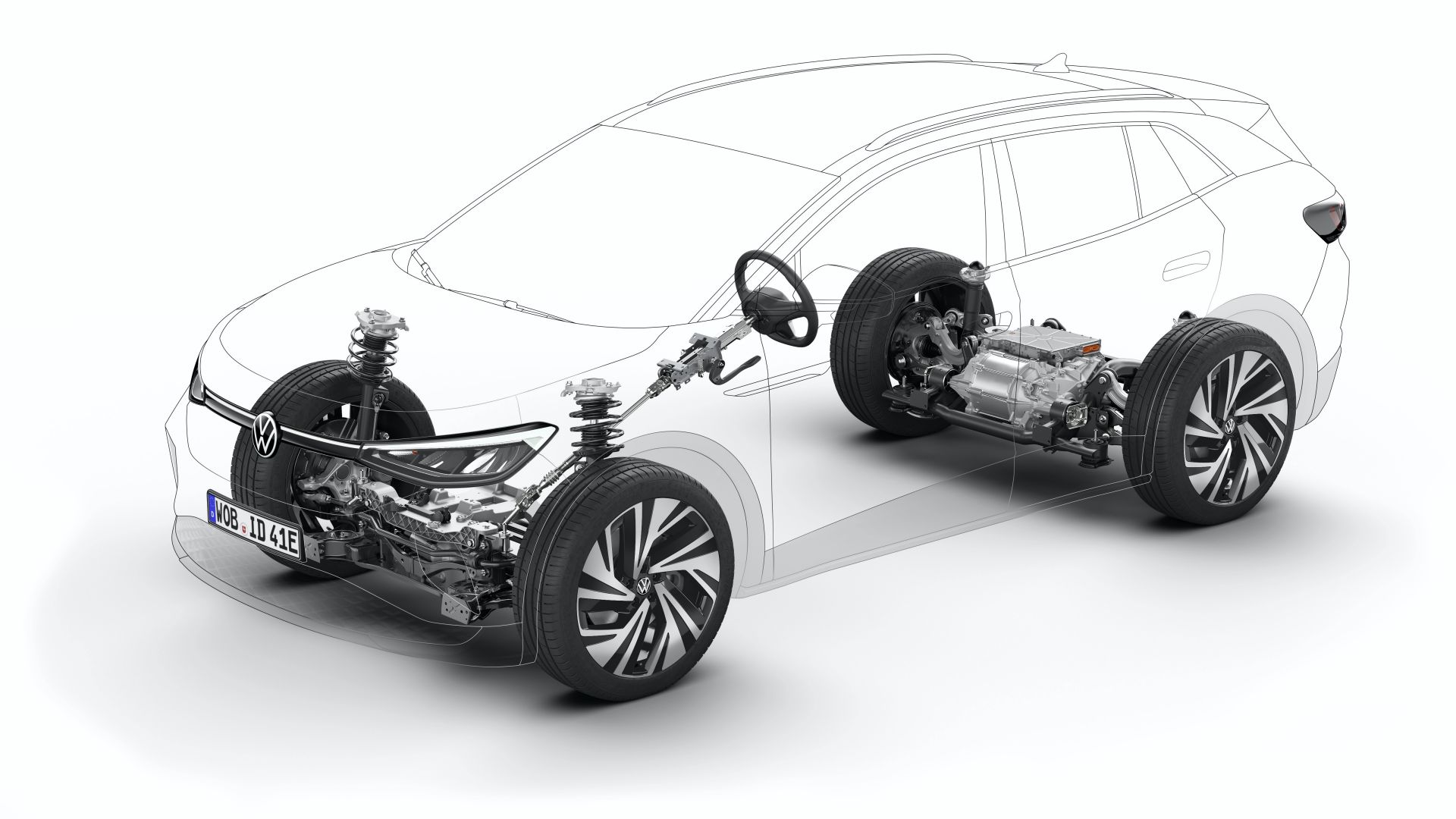 2021 VW ID.4 EV Offers 250 Mile-Range, 201HP RWD Powertrain For $39,995