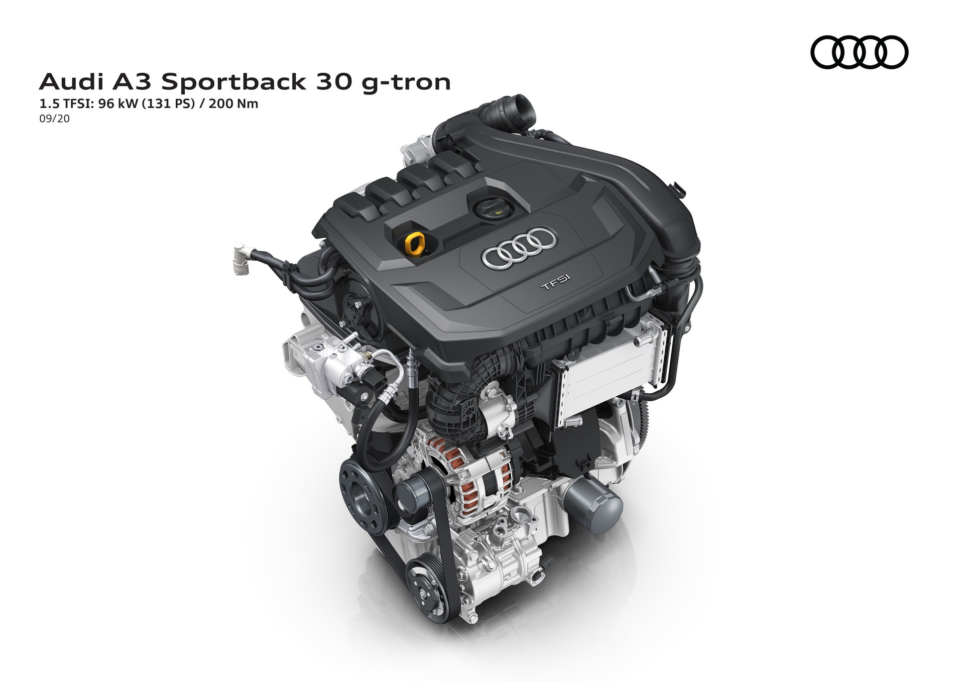 2021 Audi A3 Sportback 30 G-Tron Is A 129 HP, CNG-Powered Premium Hatchback