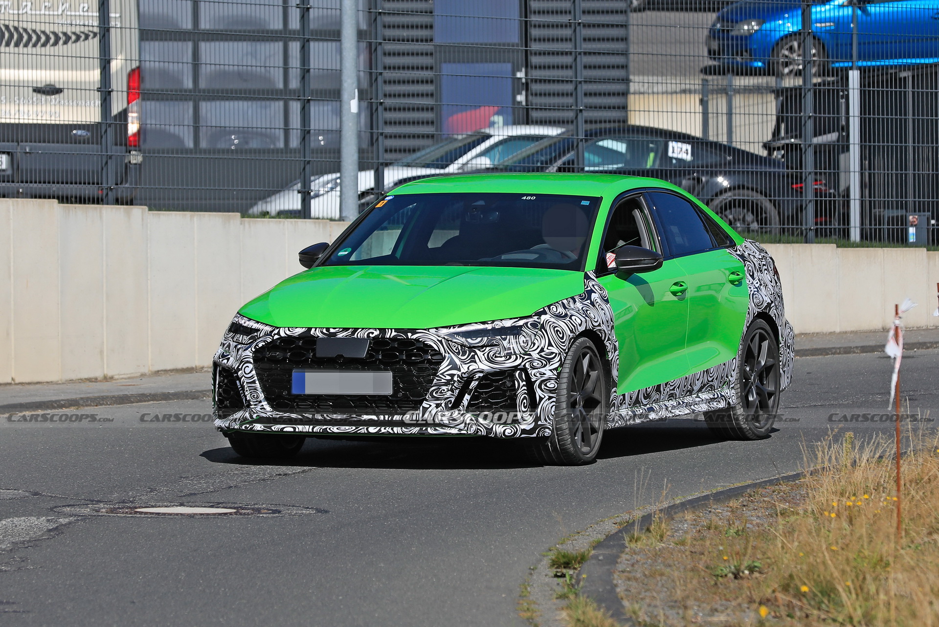 The 2021 Audi RS3 Sedan Shows More Skin, Looks Tasty In Lambo-Green