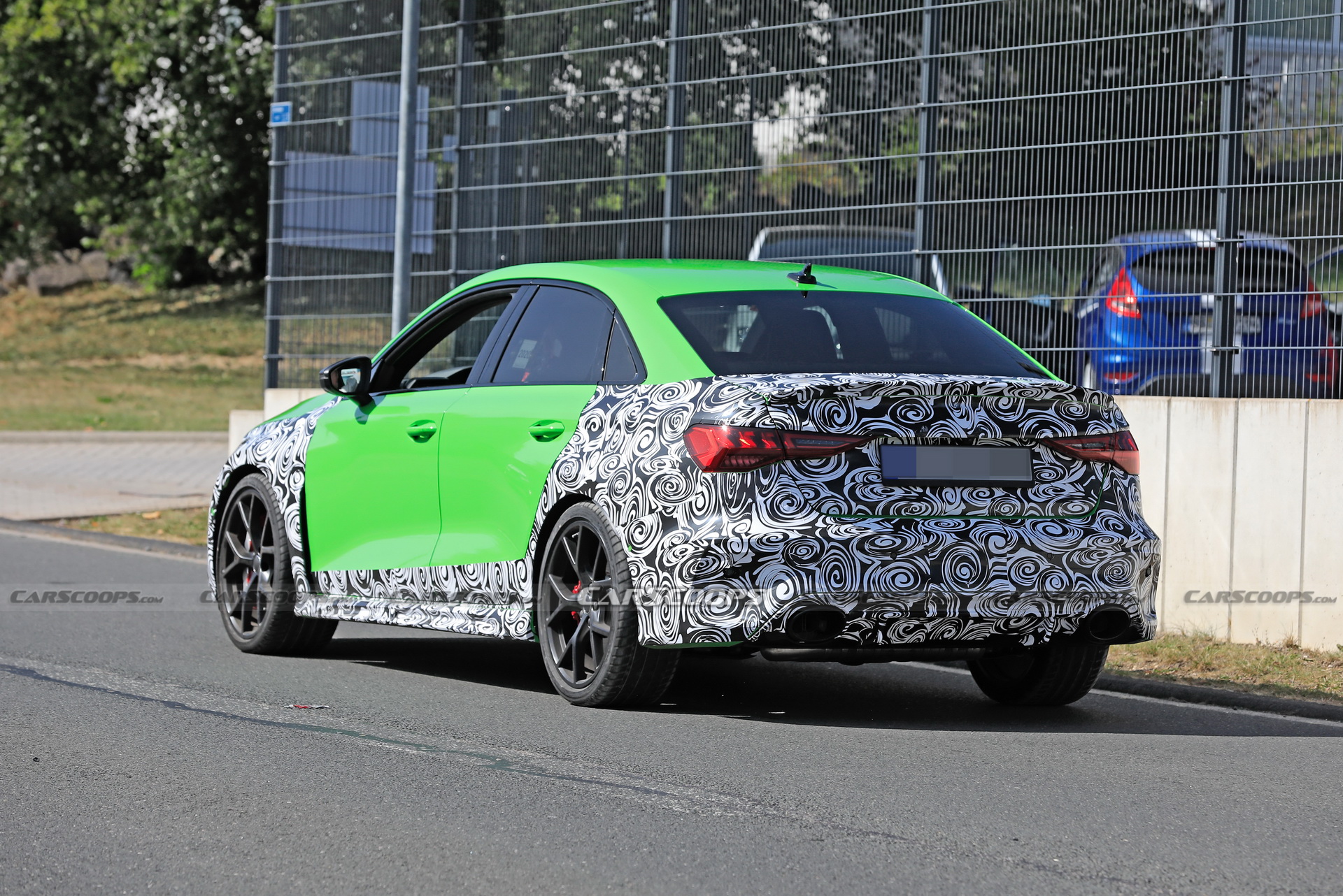 The 2021 Audi RS3 Sedan Shows More Skin, Looks Tasty In Lambo-Green