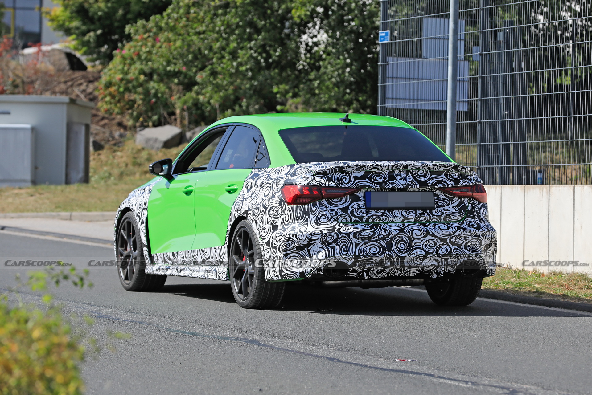 The 2021 Audi RS3 Sedan Shows More Skin, Looks Tasty In Lambo-Green