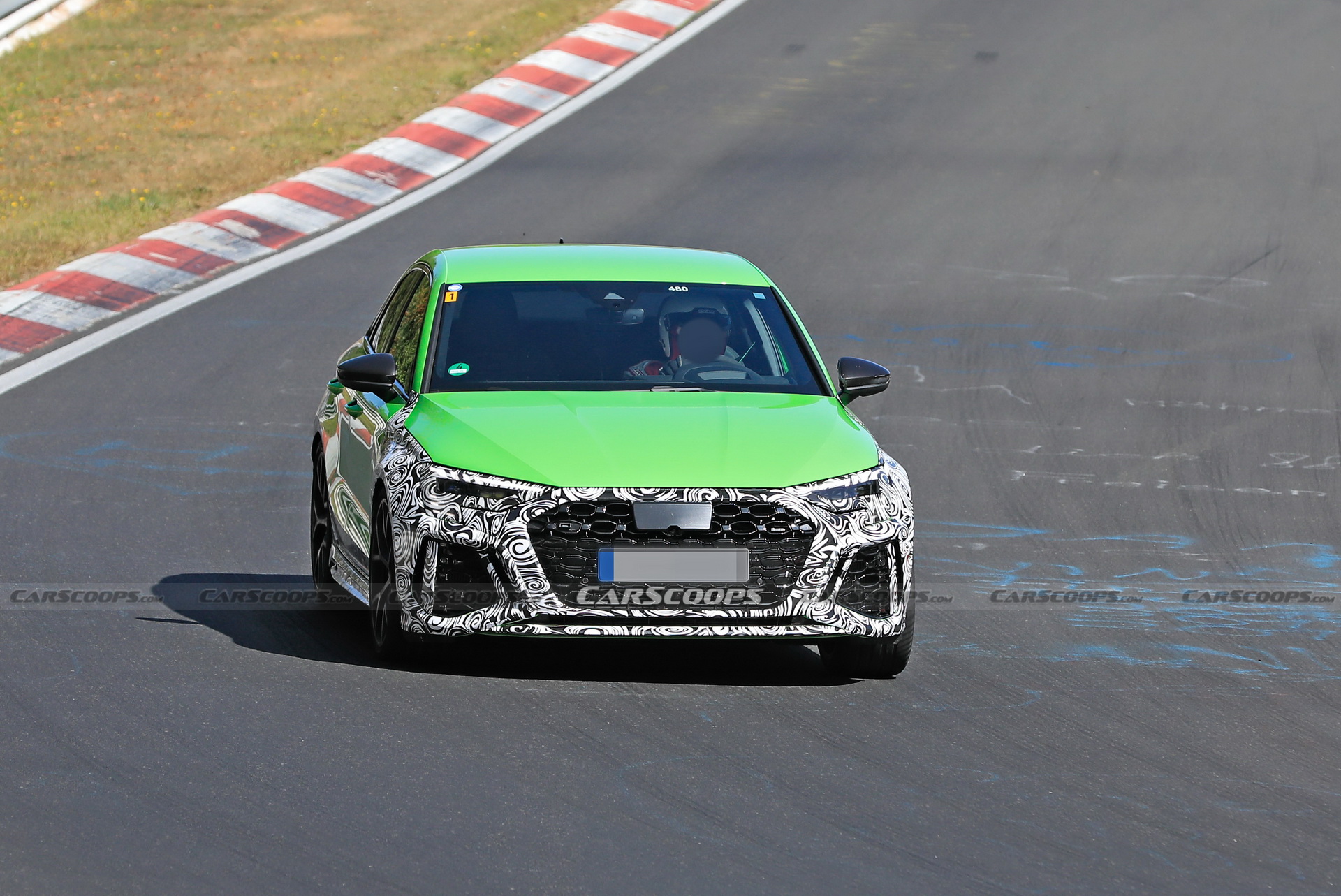 The 2021 Audi RS3 Sedan Shows More Skin, Looks Tasty In Lambo-Green