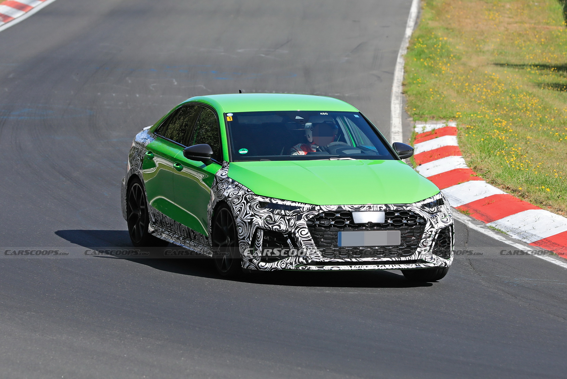 The 2021 Audi RS3 Sedan Shows More Skin, Looks Tasty In Lambo-Green