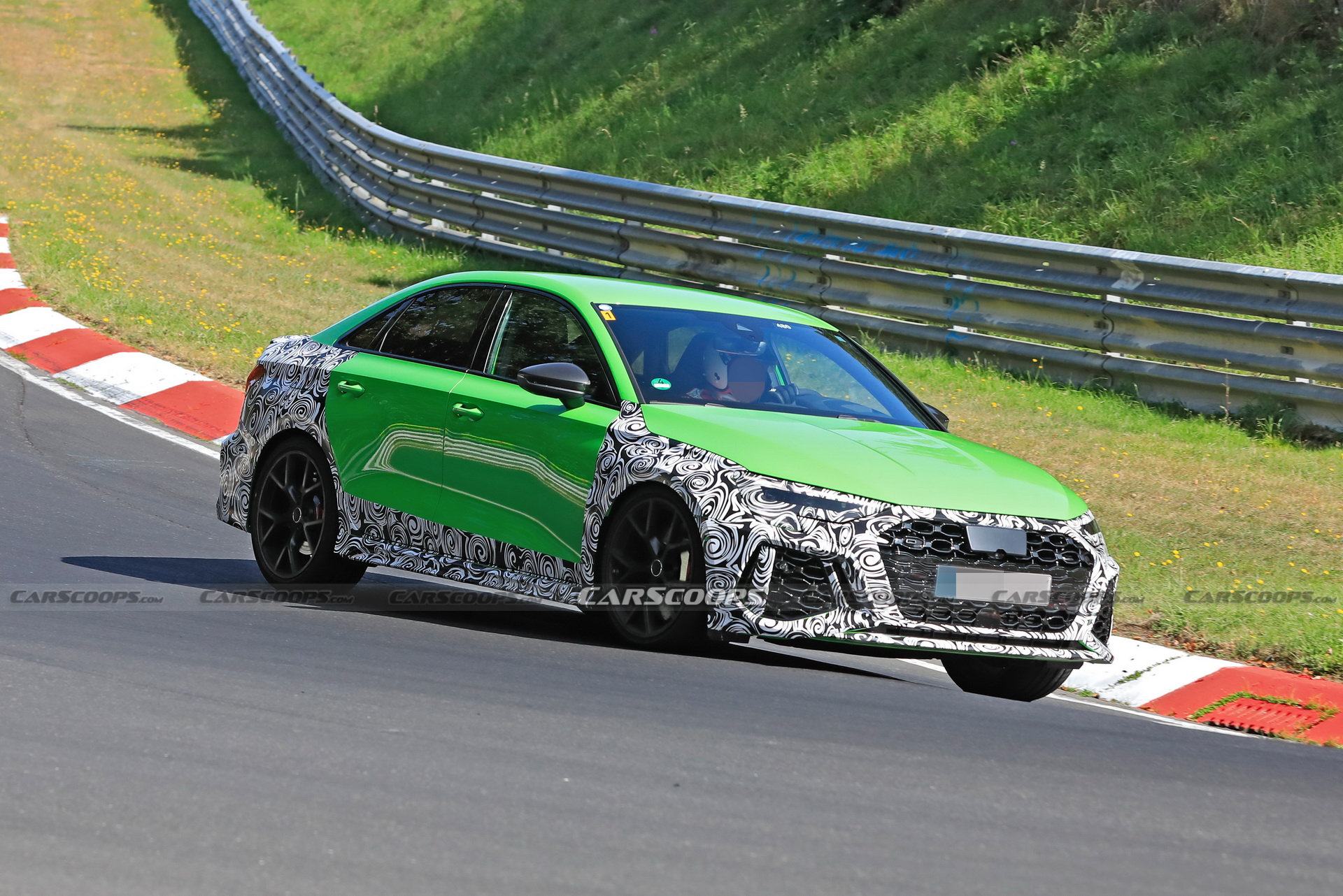 The 2021 Audi RS3 Sedan Shows More Skin, Looks Tasty In Lambo-Green