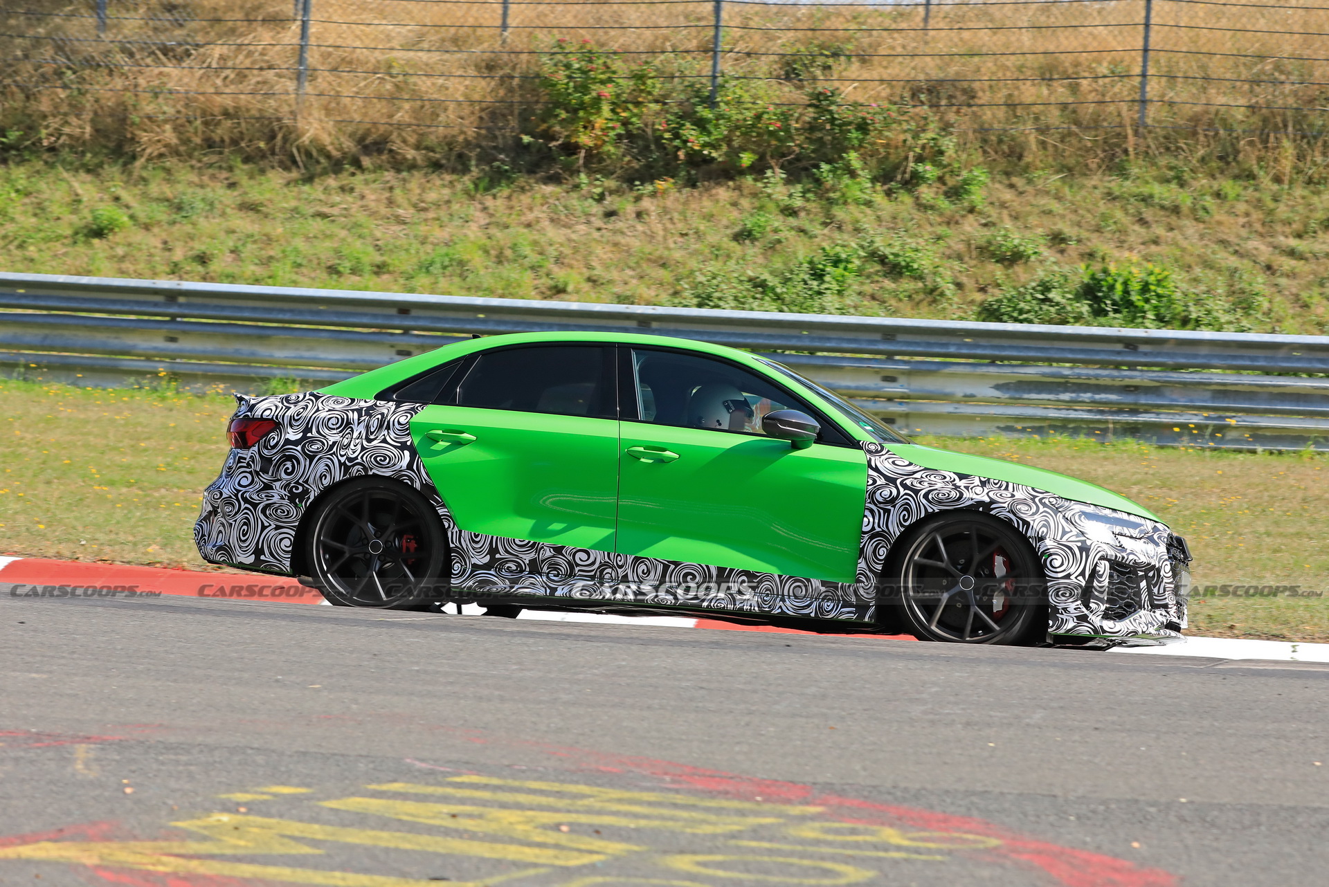 The 2021 Audi RS3 Sedan Shows More Skin, Looks Tasty In Lambo-Green