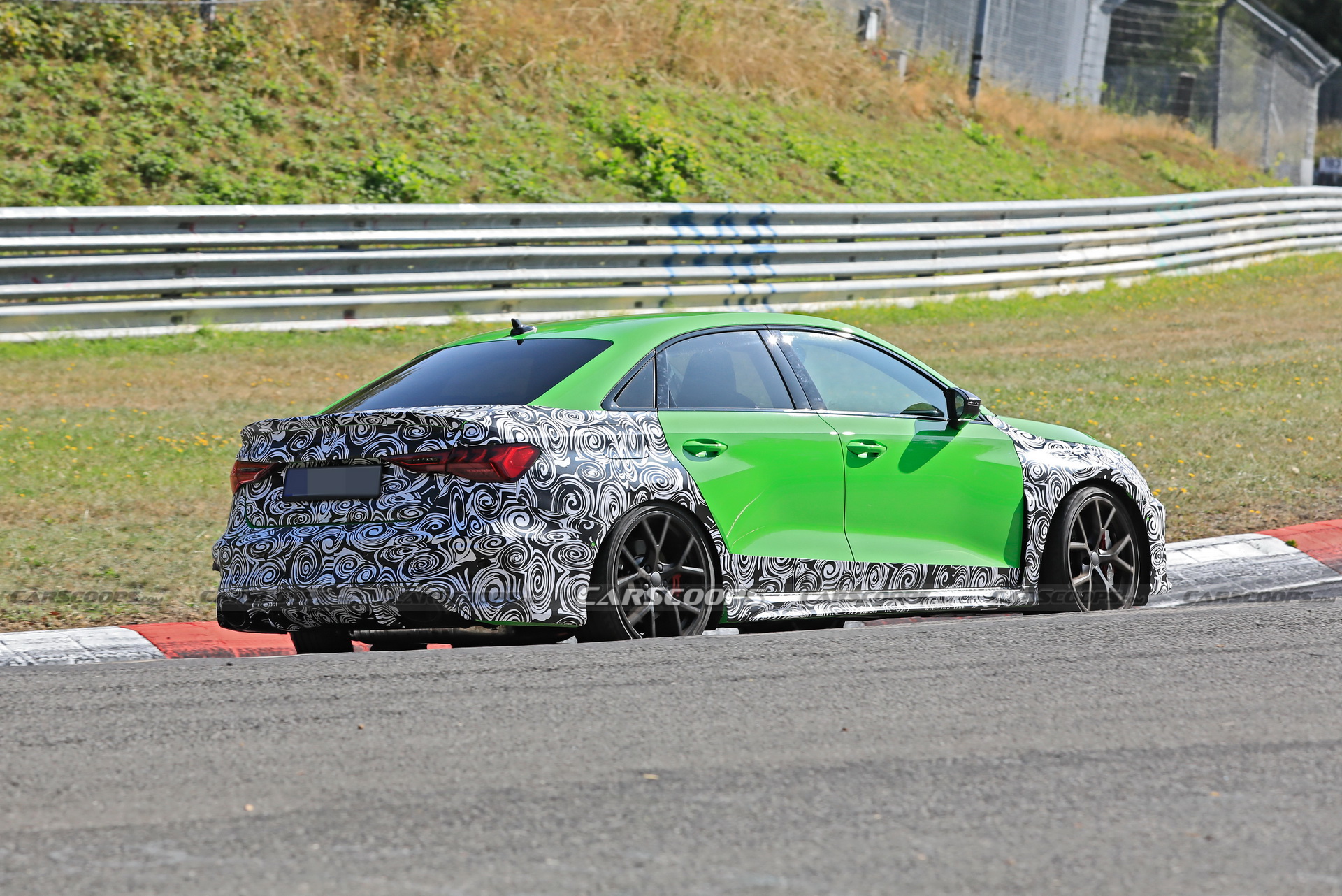 The 2021 Audi RS3 Sedan Shows More Skin, Looks Tasty In Lambo-Green