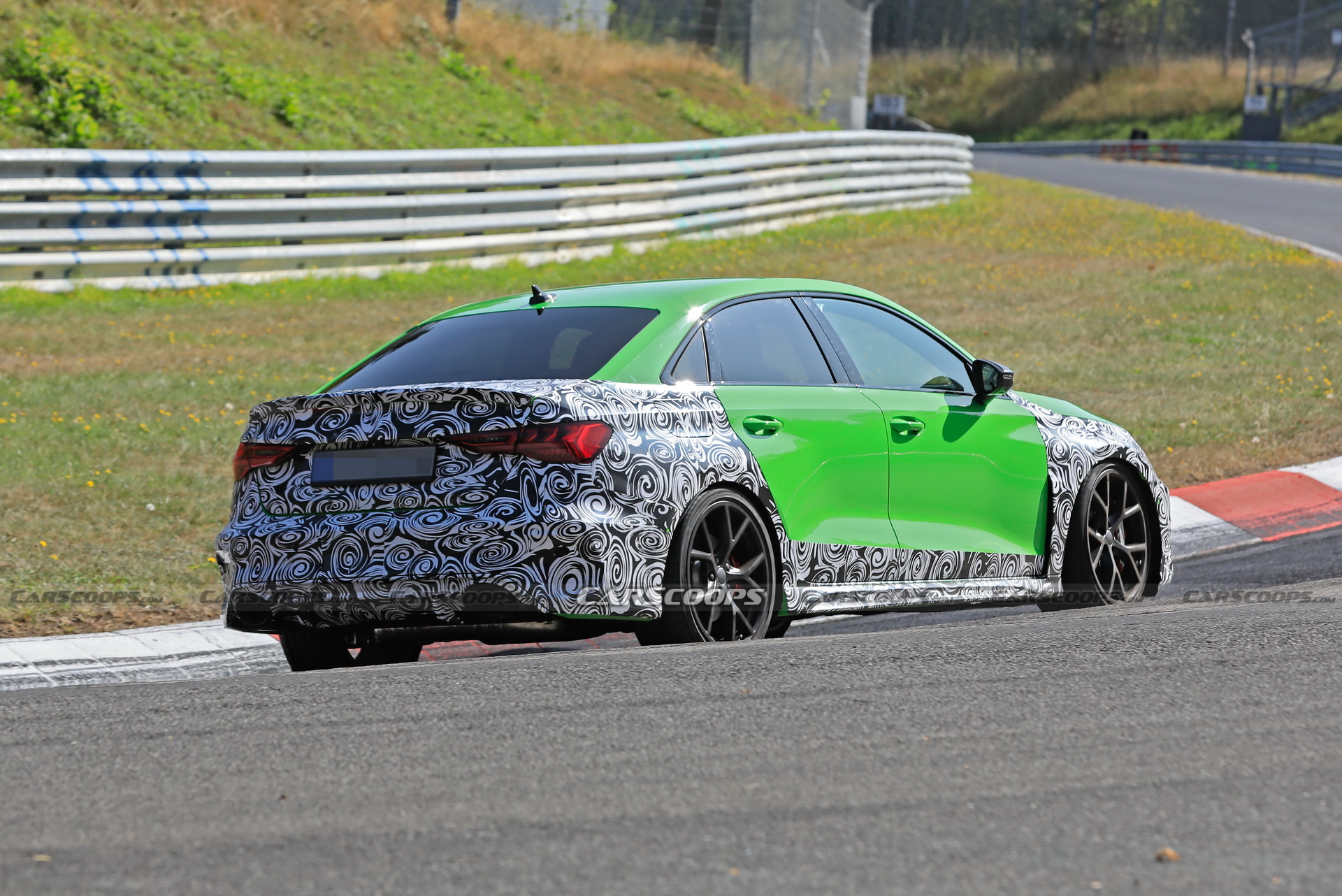 The 2021 Audi RS3 Sedan Shows More Skin, Looks Tasty In Lambo-Green