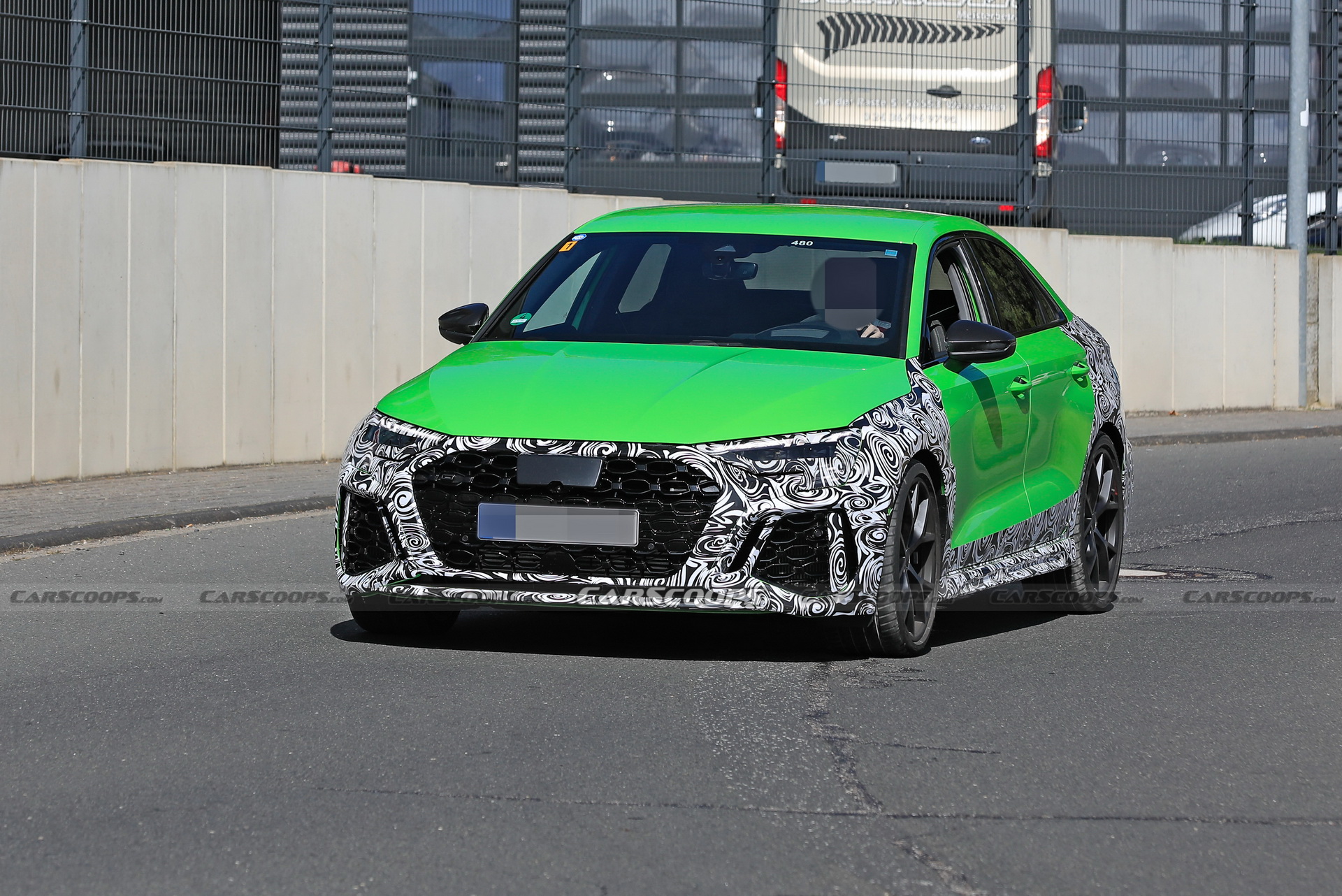 The 2021 Audi RS3 Sedan Shows More Skin, Looks Tasty In Lambo-Green